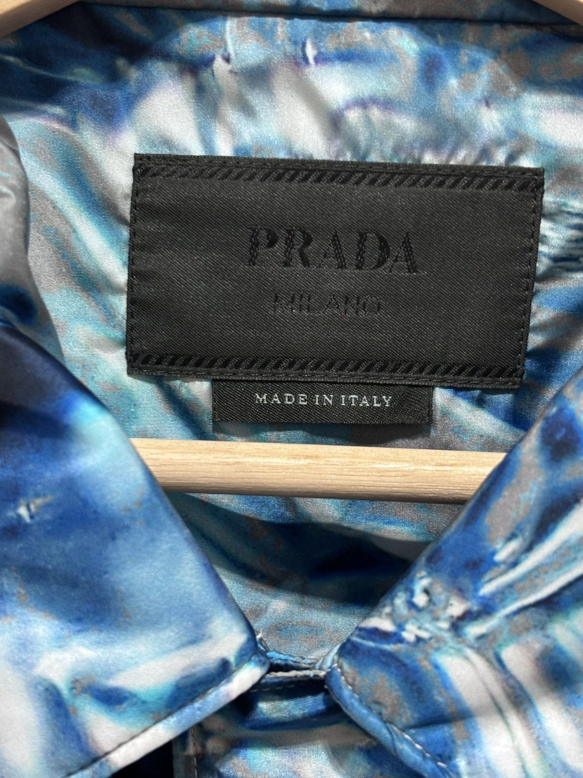Prada PRADA NYLON PIUMA AQUA TEE Size US XL / EU 56 / 4 - 6 Thumbnail