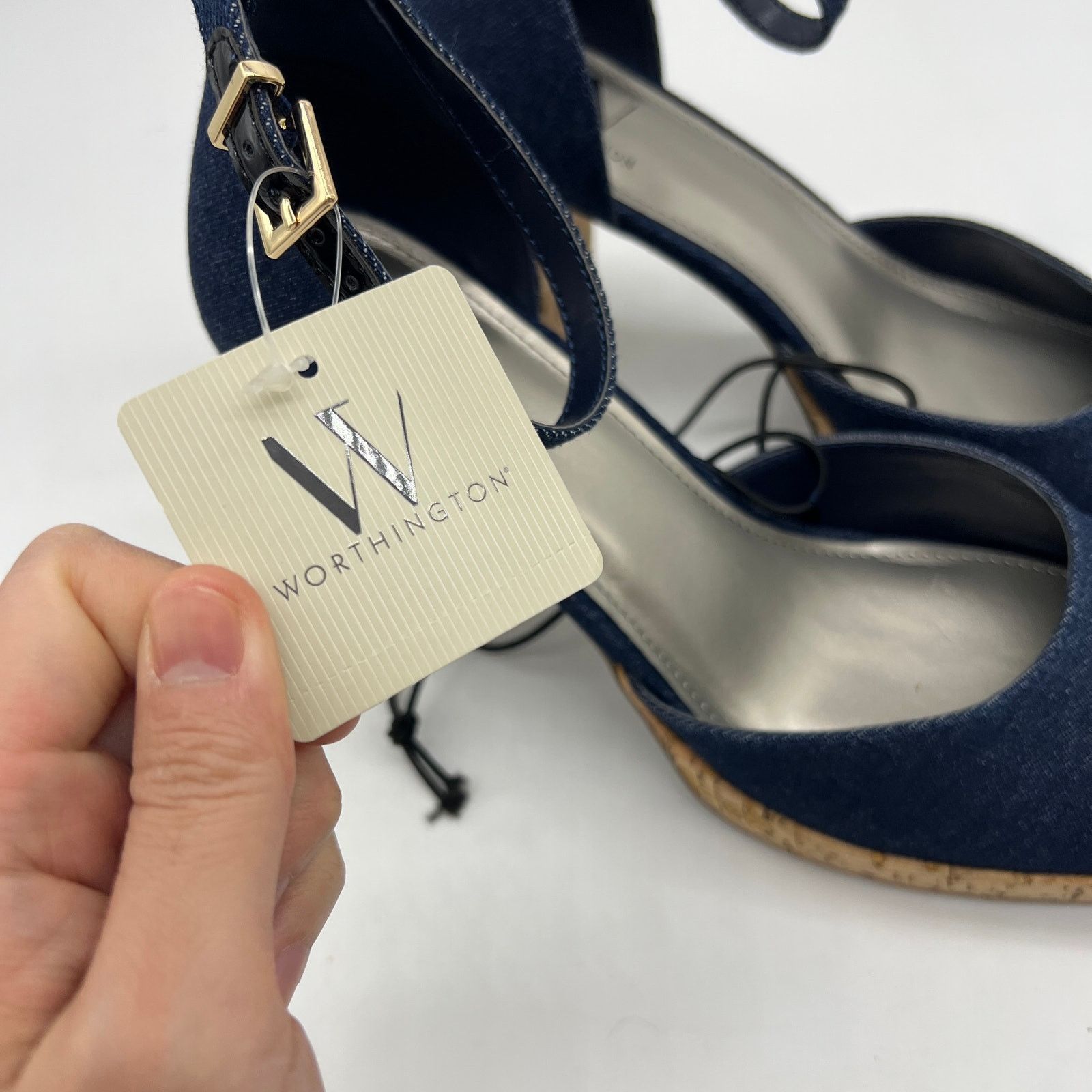 Other Worthington Womens Panama Block Heel Pumps Size US 10 / IT 40 - 5 Thumbnail