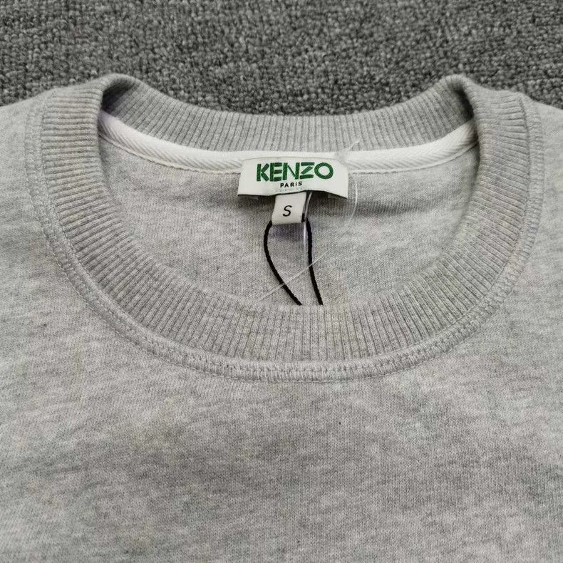 Kenzo KENZO Embroidered tiger head grey hoodie Size US S / EU 44-46 / 1 - 3 Thumbnail