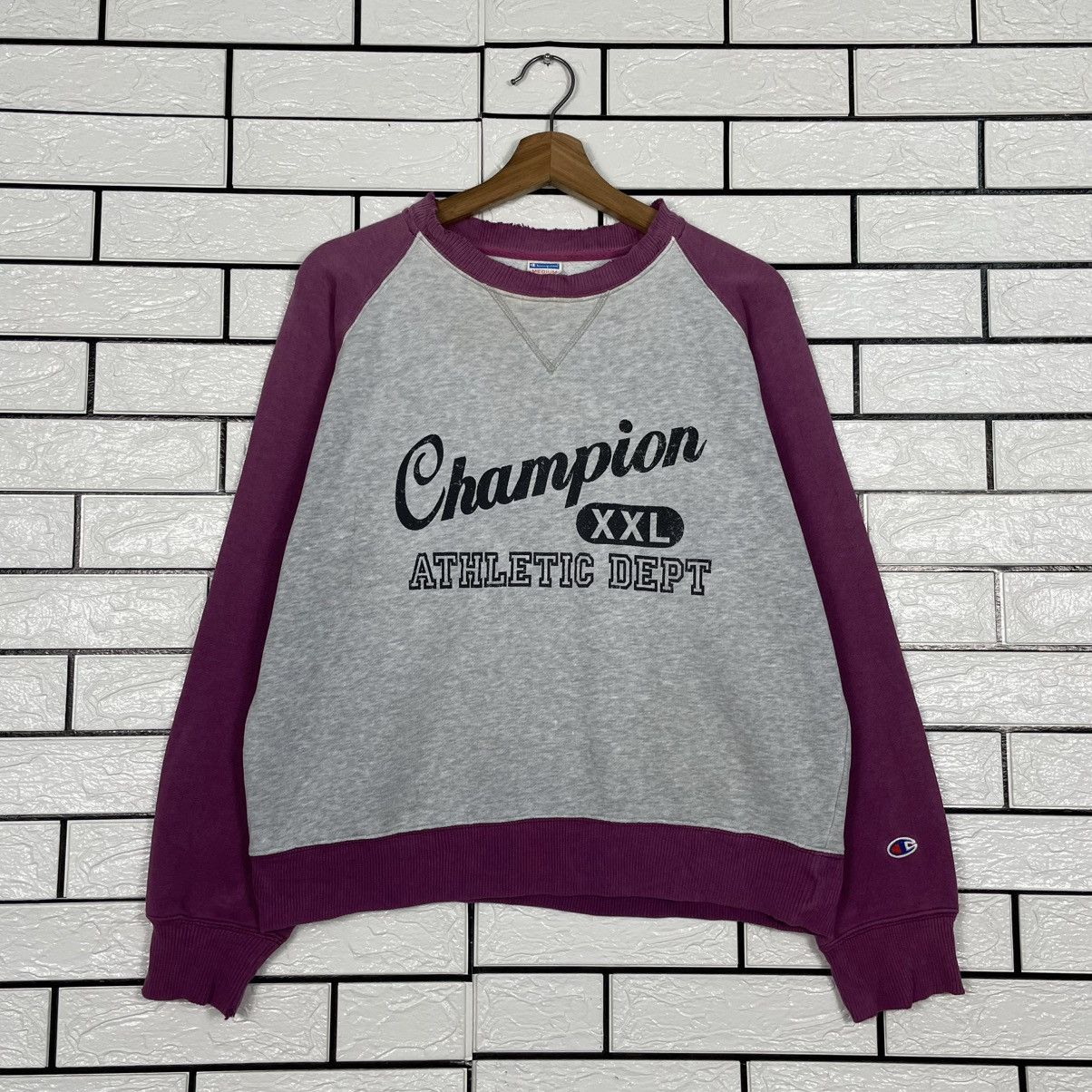 Champion Vintage Champion Two Tone Crewneck Sweatshirt Size M / US 6-8 / IT 42-44 - 1 Thumbnail
