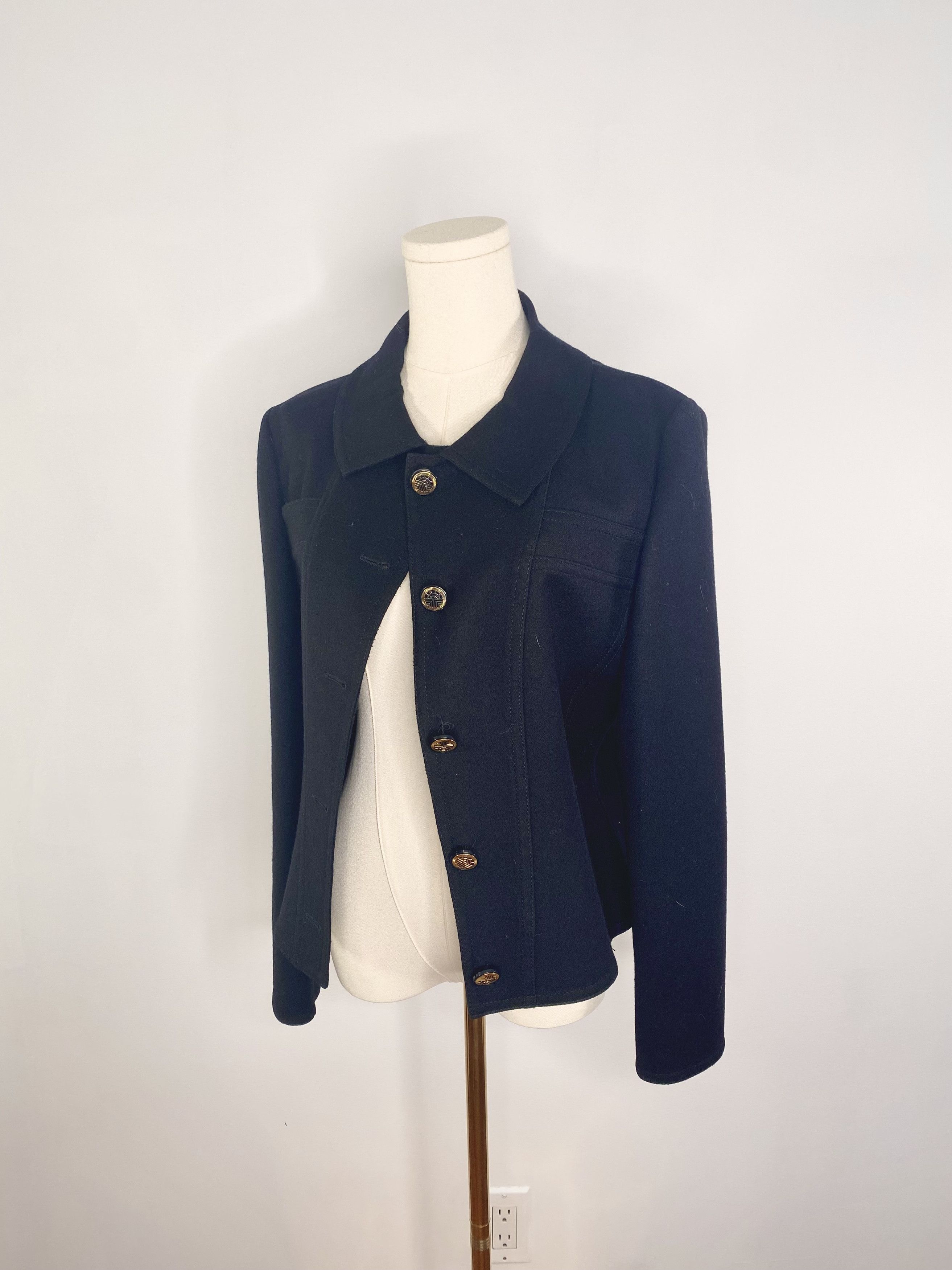 Louis Feraud Louis Feraud - Black Jacket Size S / US 4 / IT 40 - 3 Thumbnail