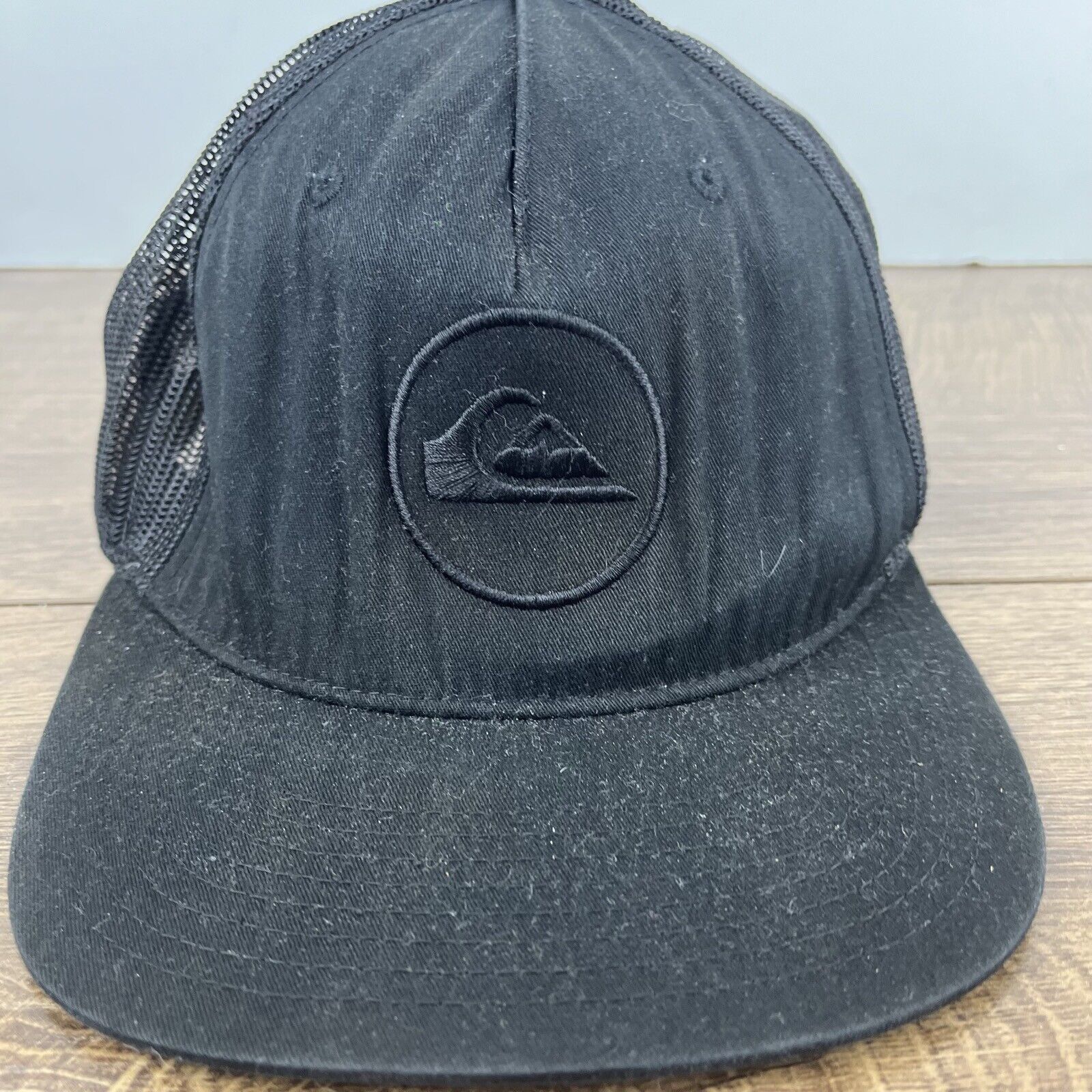Other Quicksilver Hat Quick Silver Snapback Hat Black Hat Adjustab Size ONE SIZE - 6 Thumbnail