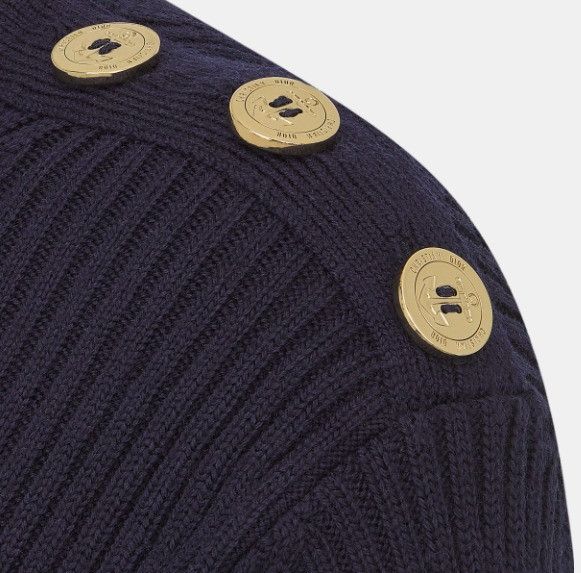 Dior o1w1db10824 Marinière Open-Back Sweater in Navy / White Size L / US 10 / IT 46 - 3 Thumbnail