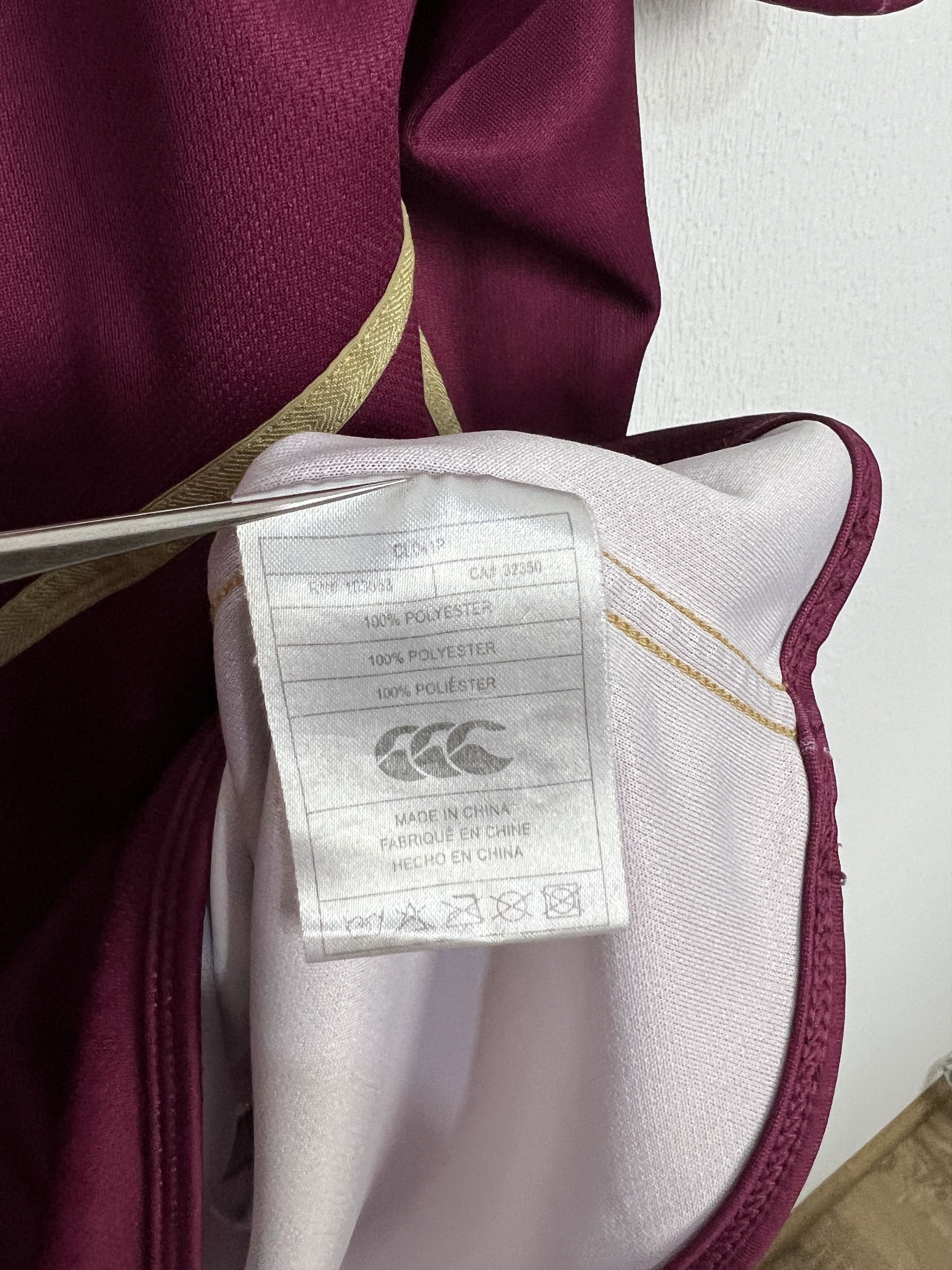 Canterbury of New Zealand Queensland Maroons Holden State Of Origin Canterbury Jersey Size US XL / EU 56 / 4 - 7 Thumbnail