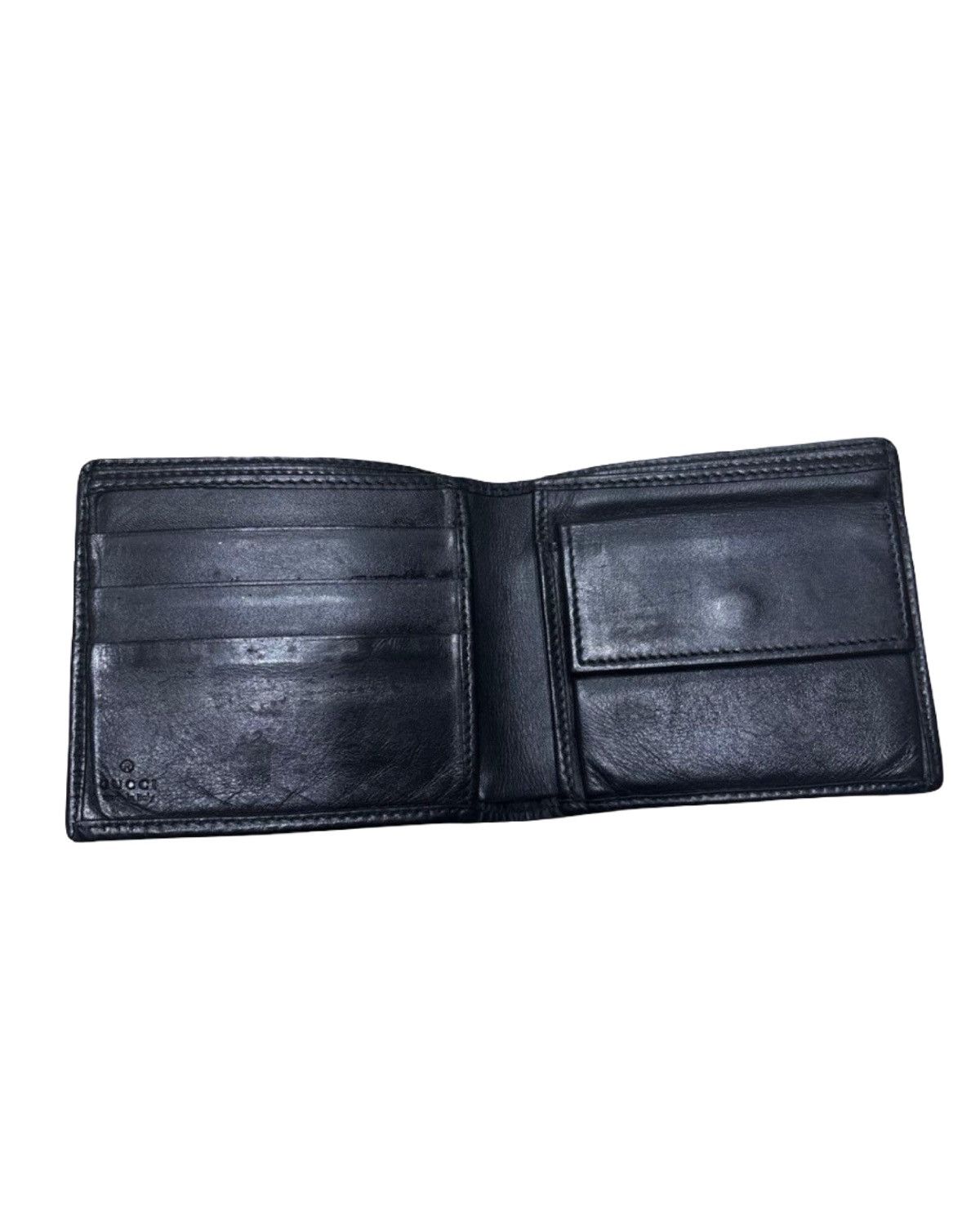 Gucci 🇮🇹MADE IN ITALY🇮🇹 GUCCI Leather Wallet Size ONE SIZE - 4 Thumbnail