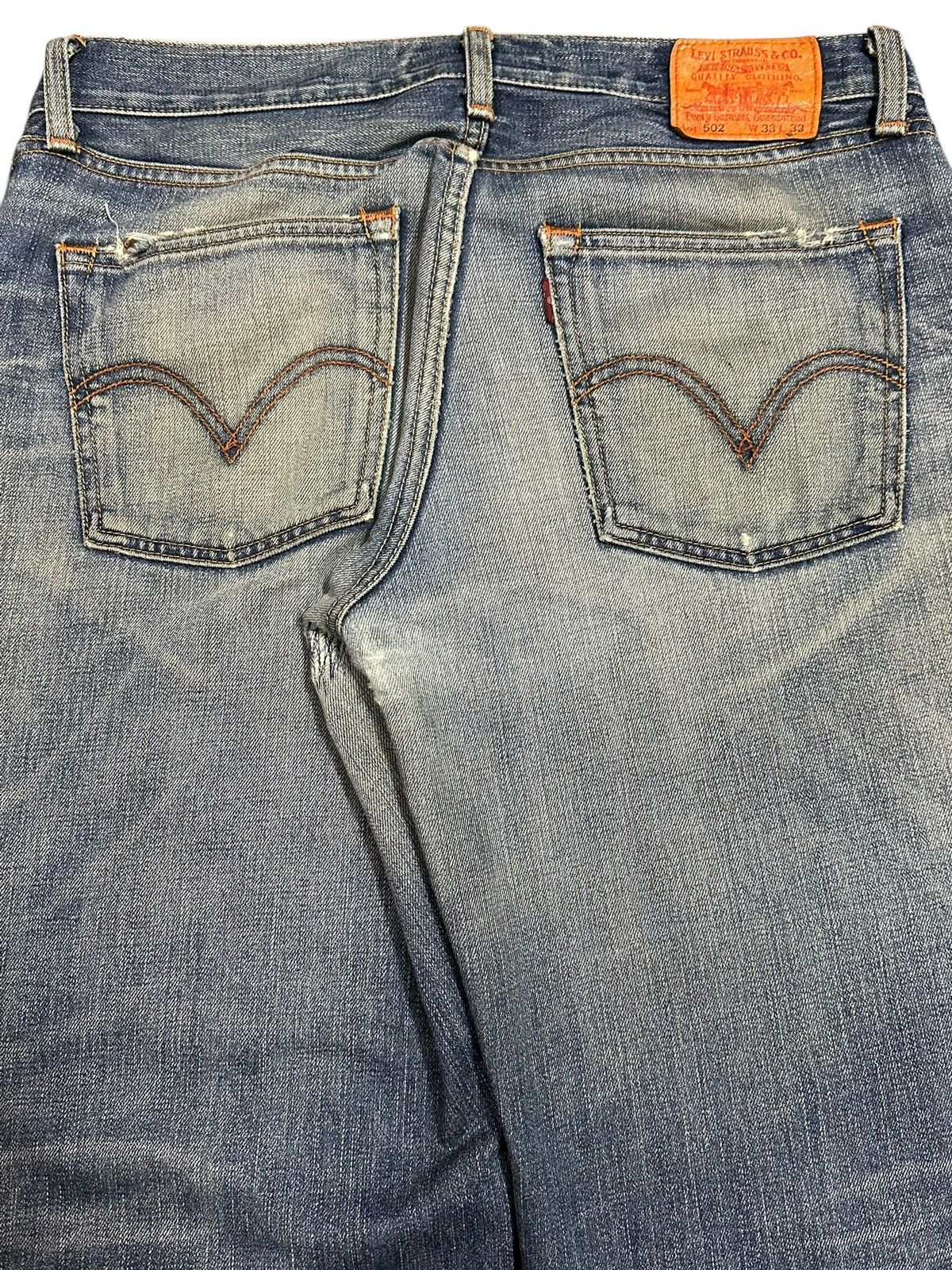 Levi's Vintage Levis 502 Blue Wash Style Loose Jeans Size US 34 / EU 50 - 6 Thumbnail