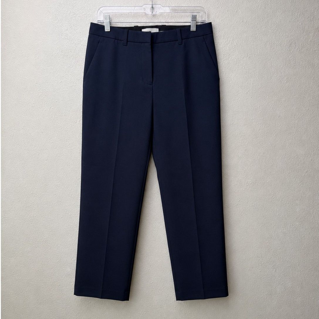 3.1 Phillip Lim 3.1 Phillip Lim Navy Blue Cropped Front Zip Trouser Pants 2 Size 26" / US 2 / IT 38 - 2 Thumbnail