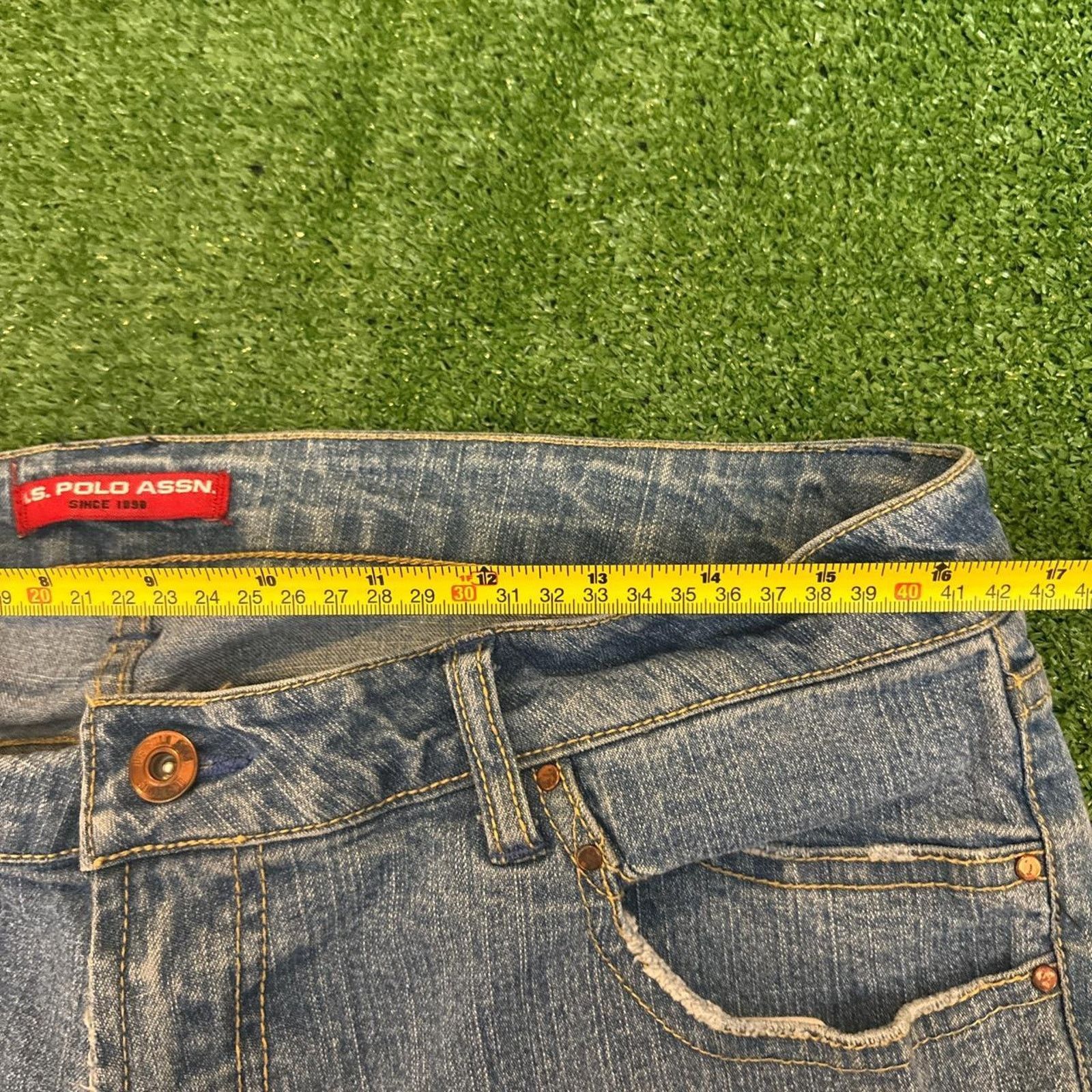 U.S. Polo Assn. Women’s Vintage U.S Polo Assn Blue Denim Jeans Size 32" / US 10 / IT 46 - 8 Thumbnail