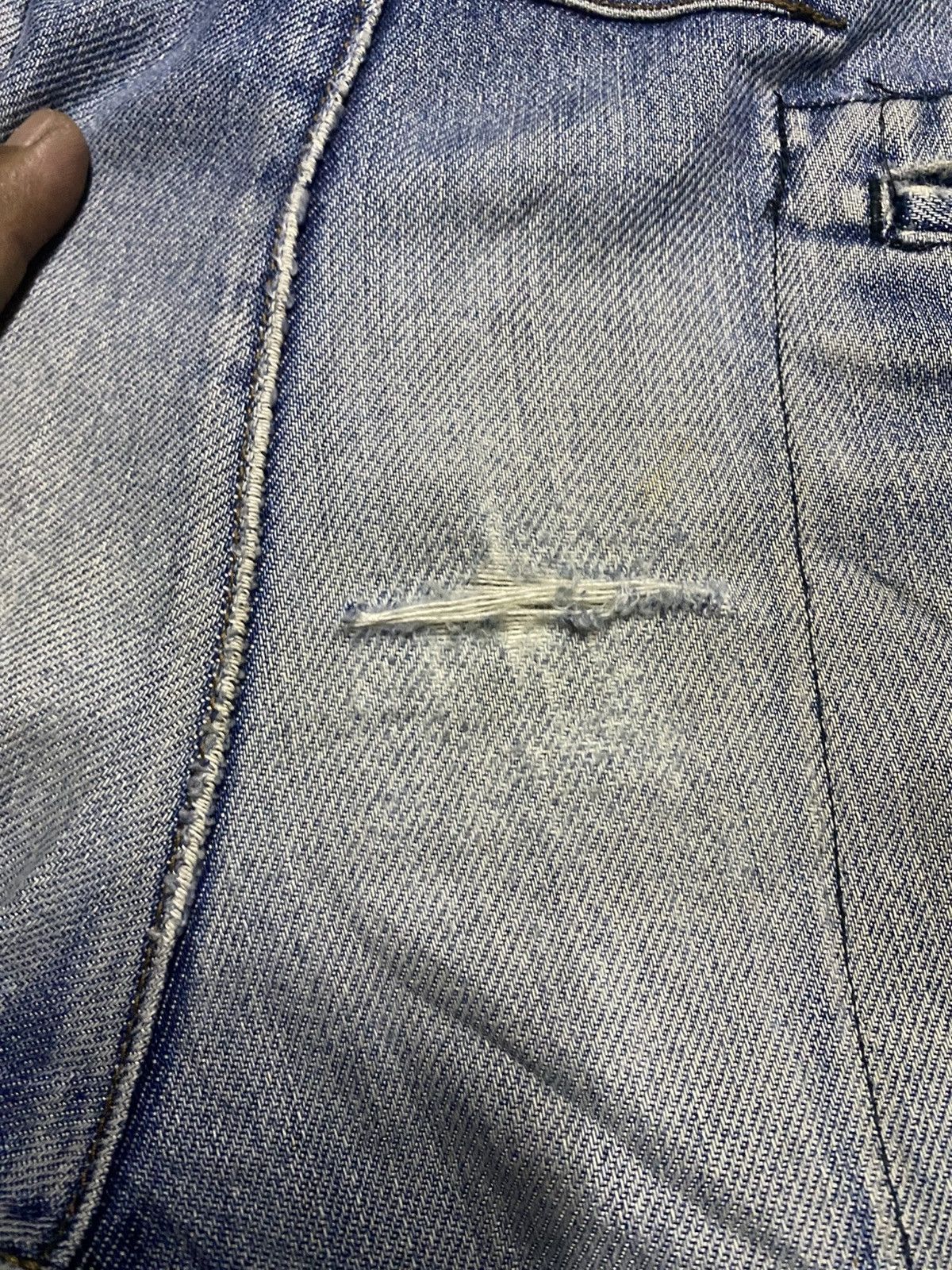 Comme des Garcons Comme Ca du Mode Men Grunge Twist Leg Baggy Jeans Size US 29 - 12 Thumbnail