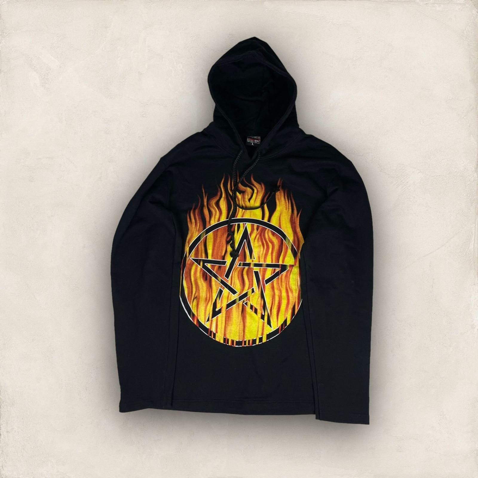 Vintage Vintage Pentagram Graphic Hoodie Heavy metal Thunder Size US L / EU 52-54 / 3 - 2 Thumbnail
