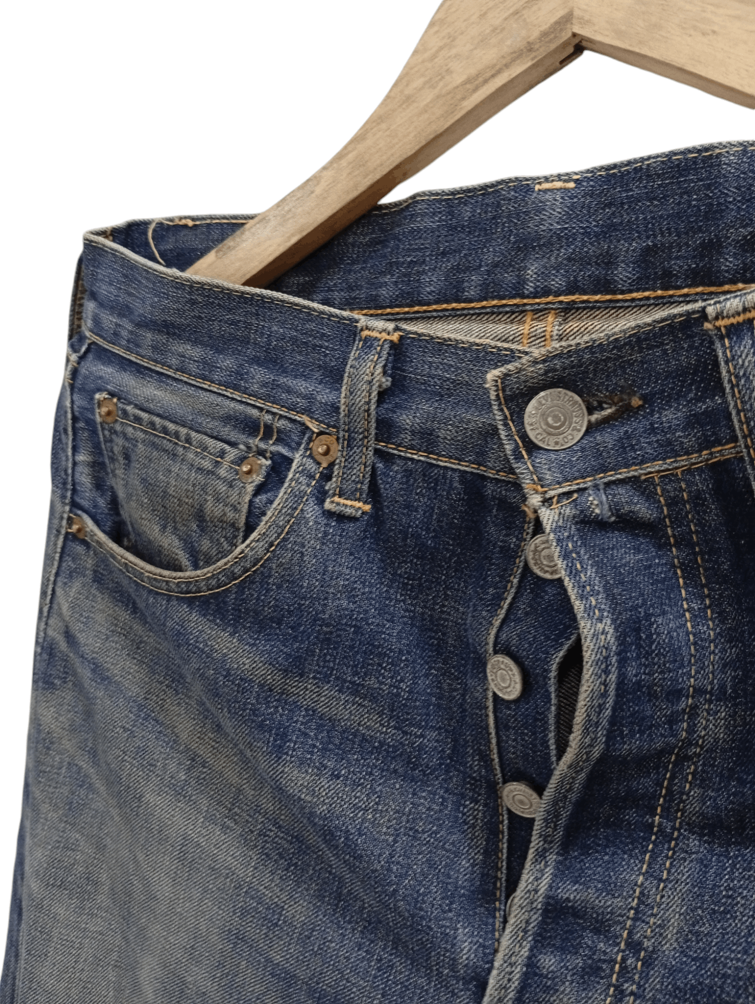 Levi's × Levi's Vintage Clothing × Vintage 🔥🔥Vintage Levis Big E Selvedge Lot 66501 Jeans Denim Size US 32 / EU 48 - 16 Thumbnail