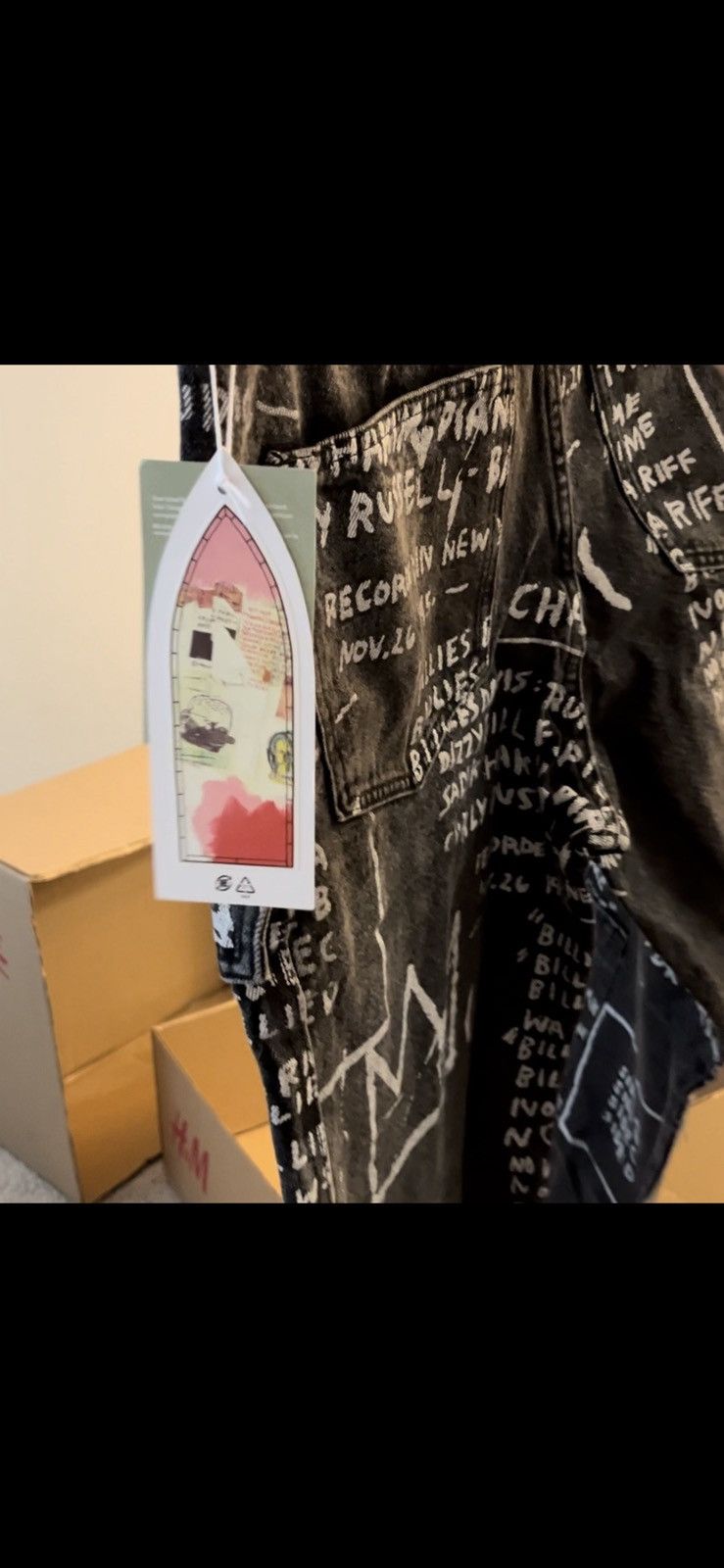Bravado Cargo Jeans Basquiat x Ev Bravado & Téla D'Amore Size 34" / US 12 / IT 48 - 3 Thumbnail