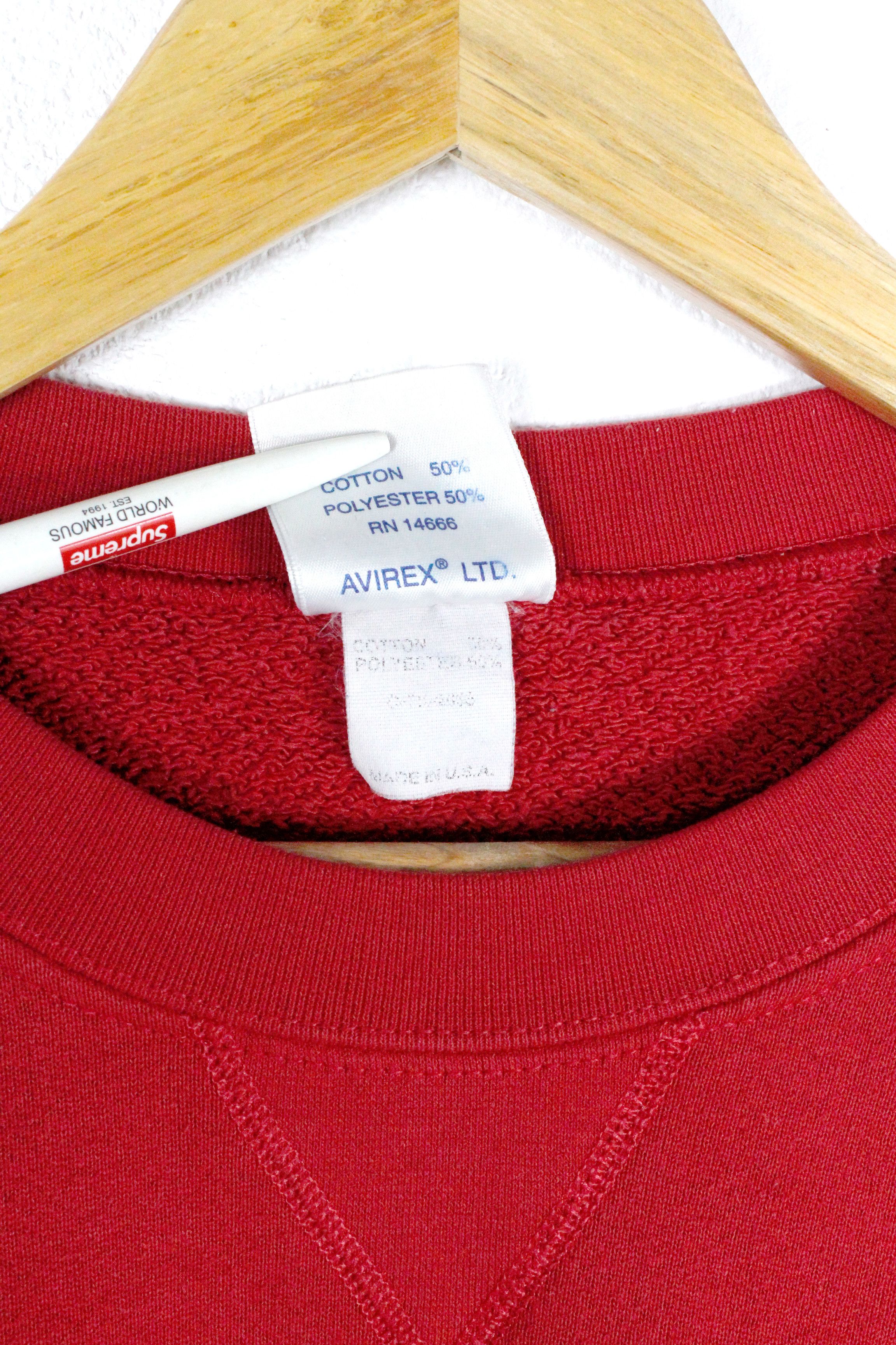 Avirex Avirex USA Logo Vintage 90s Sweatshirt Size US XL / EU 56 / 4 - 5 Thumbnail