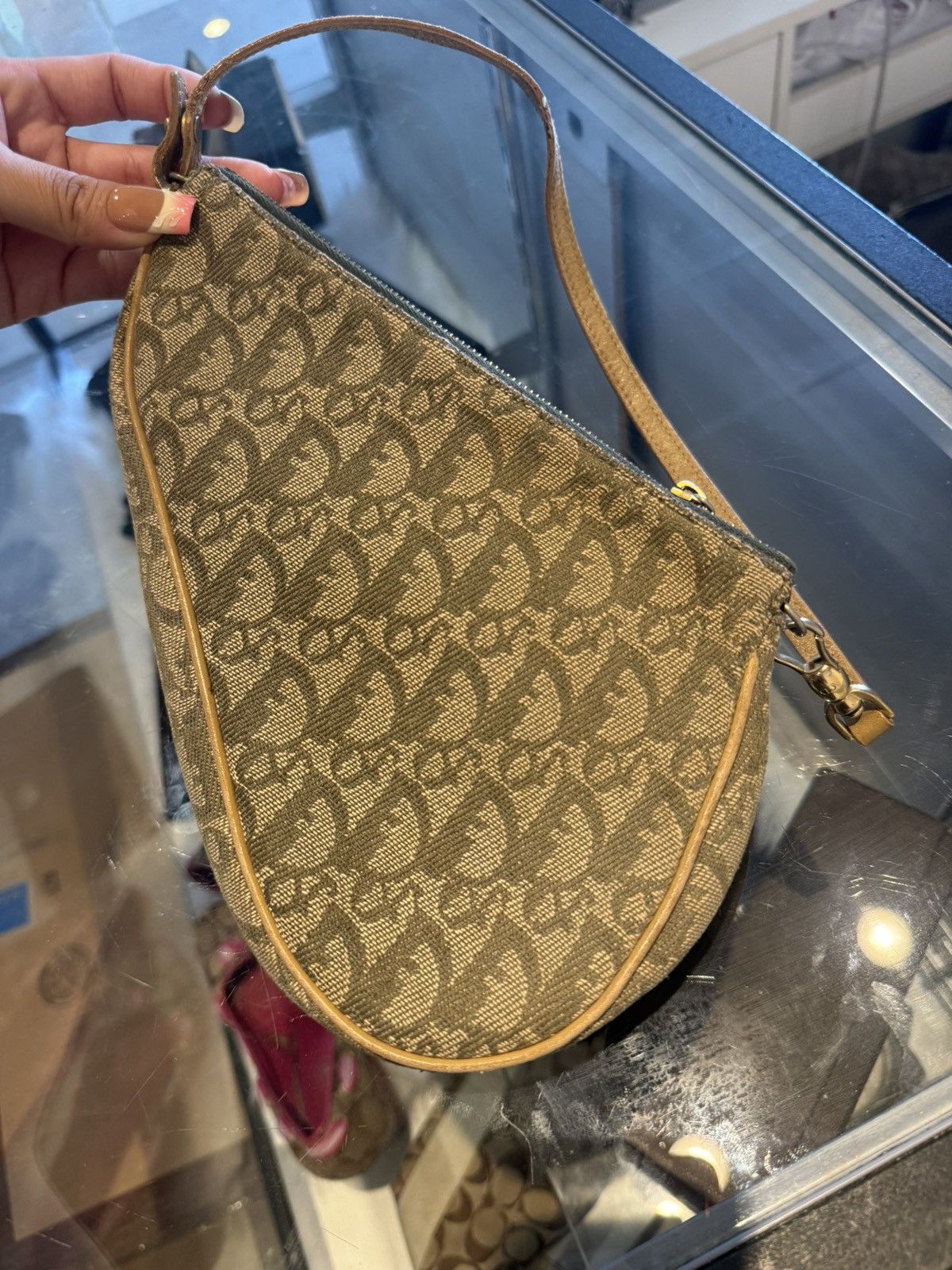 Dior Dior Green Monogram Saddle Size ONE SIZE - 9 Thumbnail