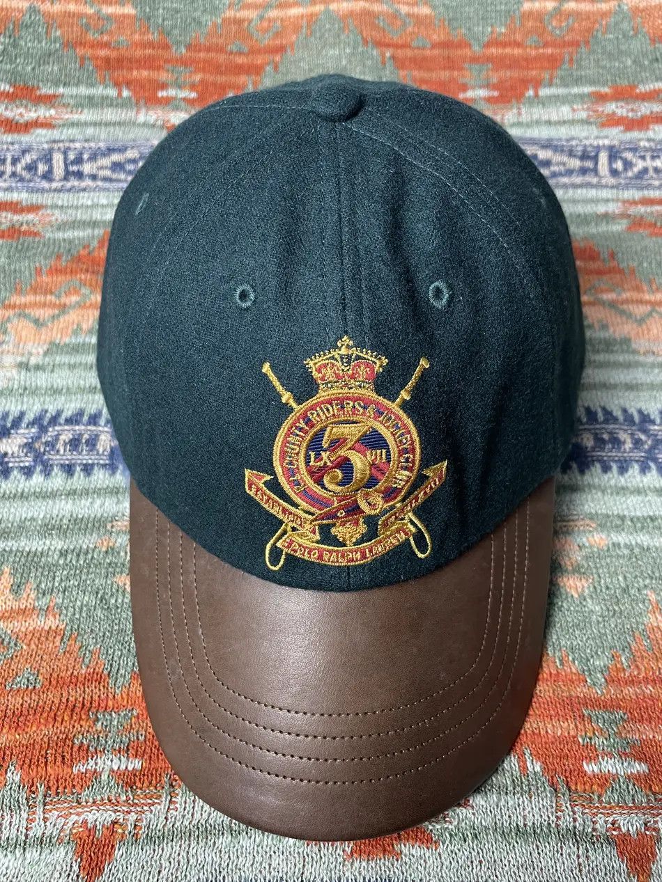 Polo Ralph Lauren Polo Ralph Lauren Rare Leather Baseball Hat cap Size ONE SIZE - 1 Thumbnail