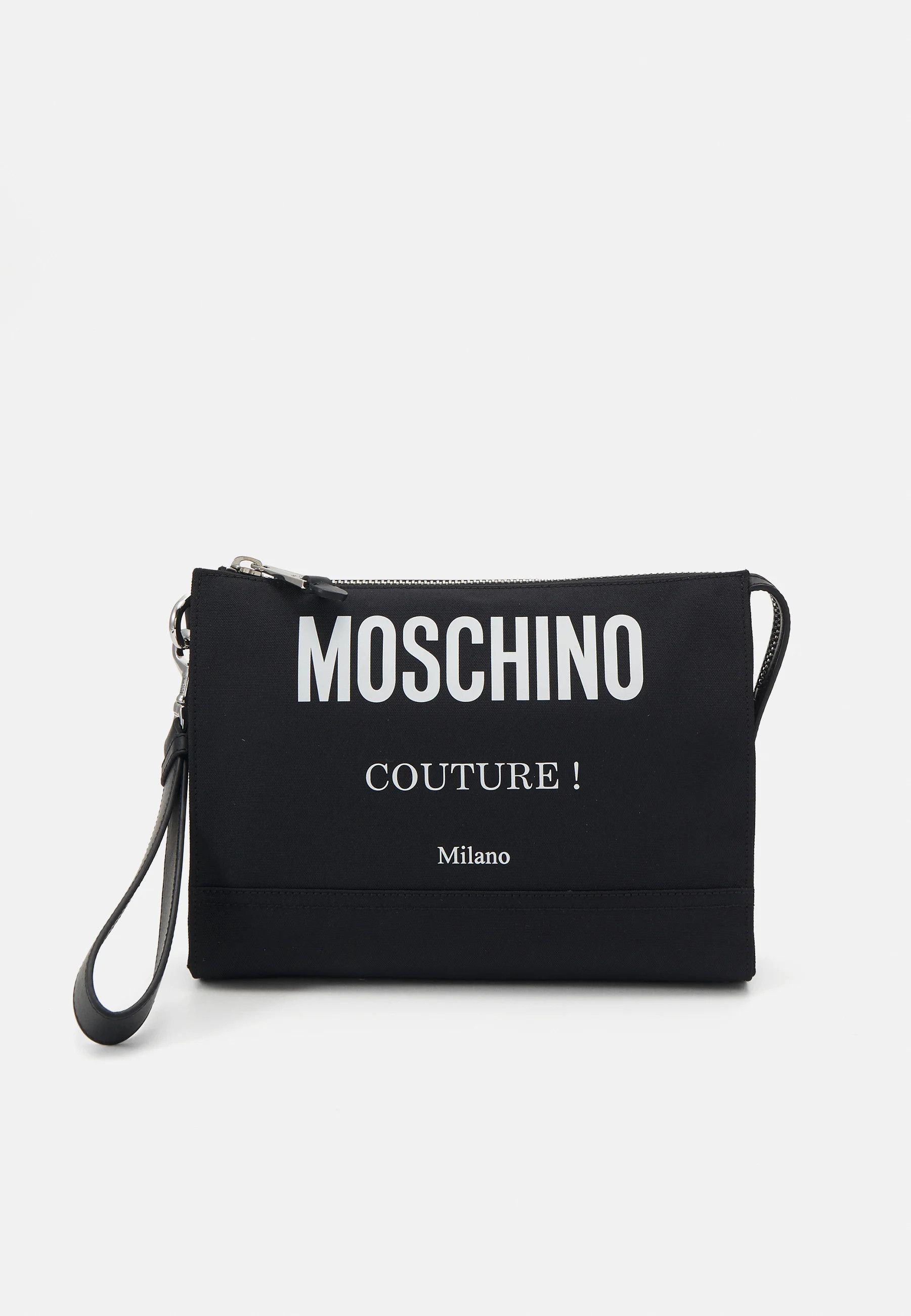 Moschino o1s22i1n0924 Size: OS / Nylon Logo Pouch in Black Size ONE SIZE - 1 Thumbnail