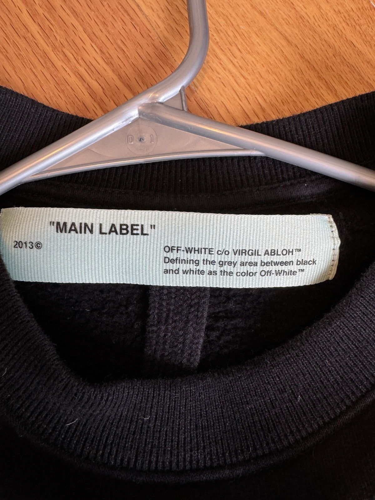 Off-White Off-White “Business Casual” Gradient Cross Print Crewneck Size US S / EU 44-46 / 1 - 7 Thumbnail