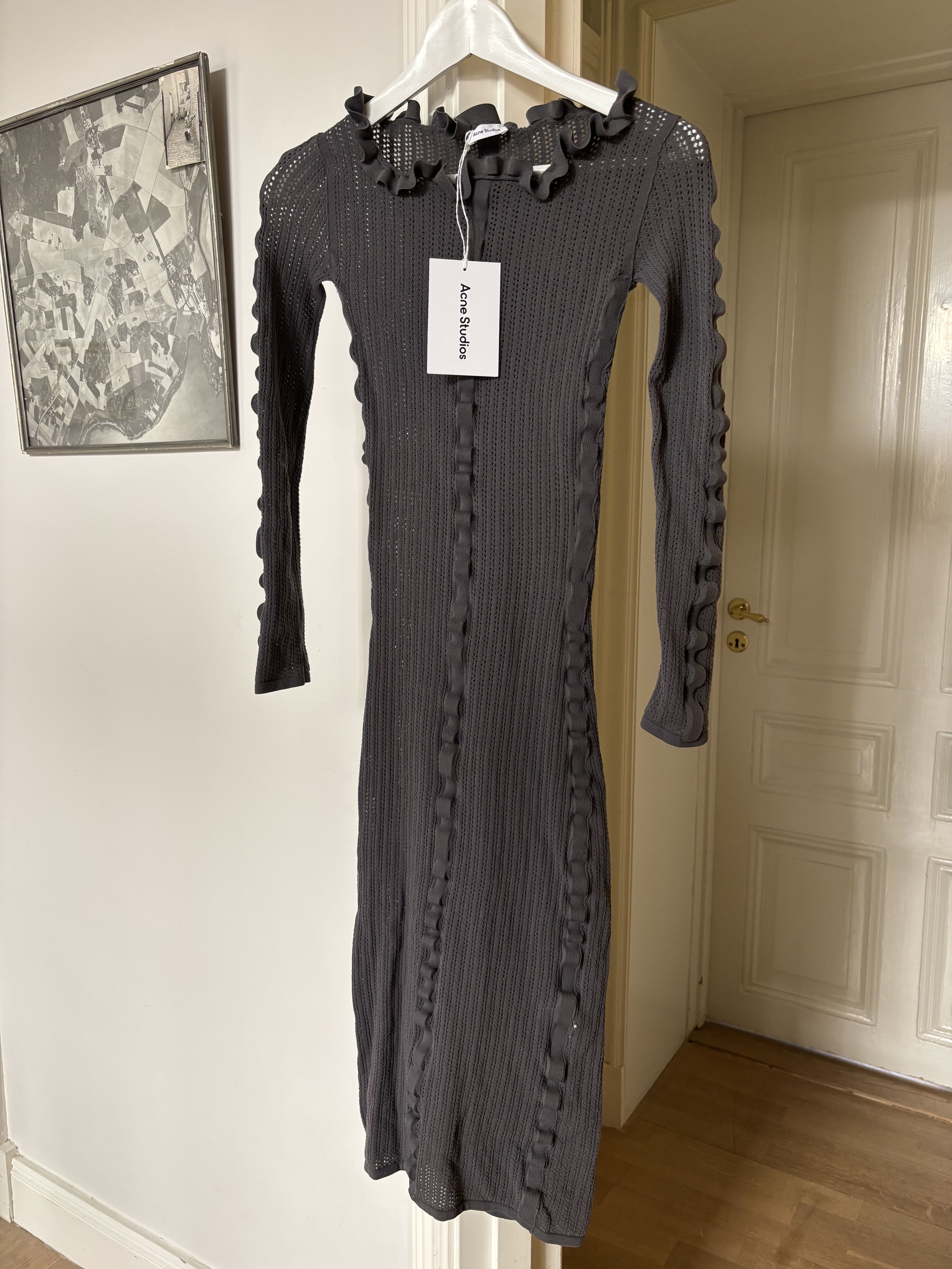 Acne Studios Grey Knitted Dress – New with Tags