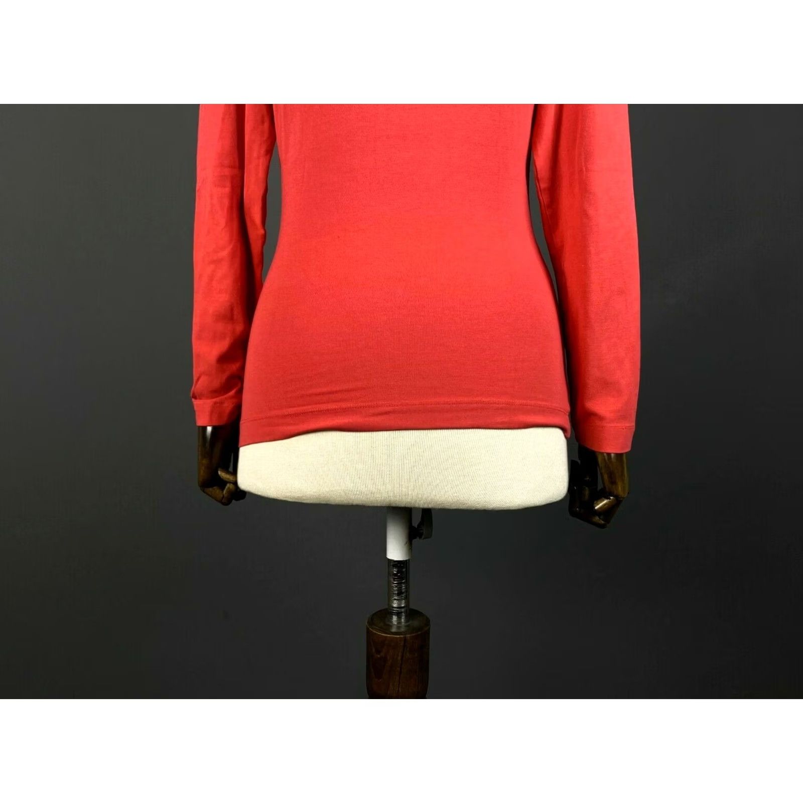 Vintage Deerberg Shirt Womens S Red Boat Neck Long Sleeve Pullover Sweater Cotton Logo All Seasons Size S / US 4 / IT 40 - 7 Thumbnail