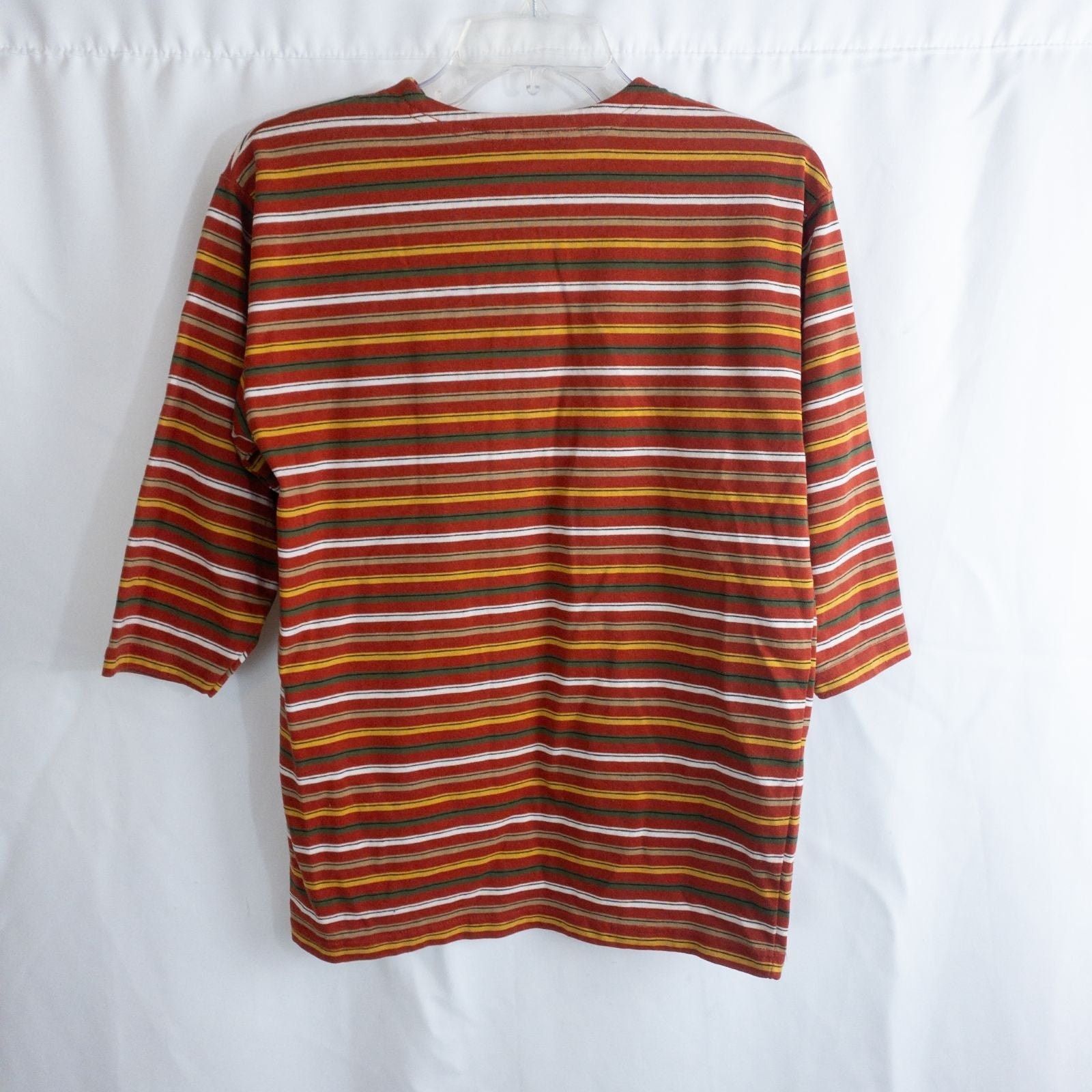 Other Chaus Vintage Orange & Red Striped Shirt Womens Small Size S / US 4 / IT 40 - 7 Thumbnail