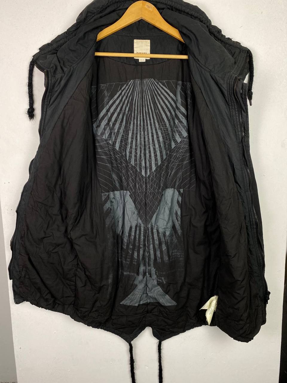 Diesel diesel black fishtail parka nice design Size US M / EU 48-50 / 2 - 1 Thumbnail