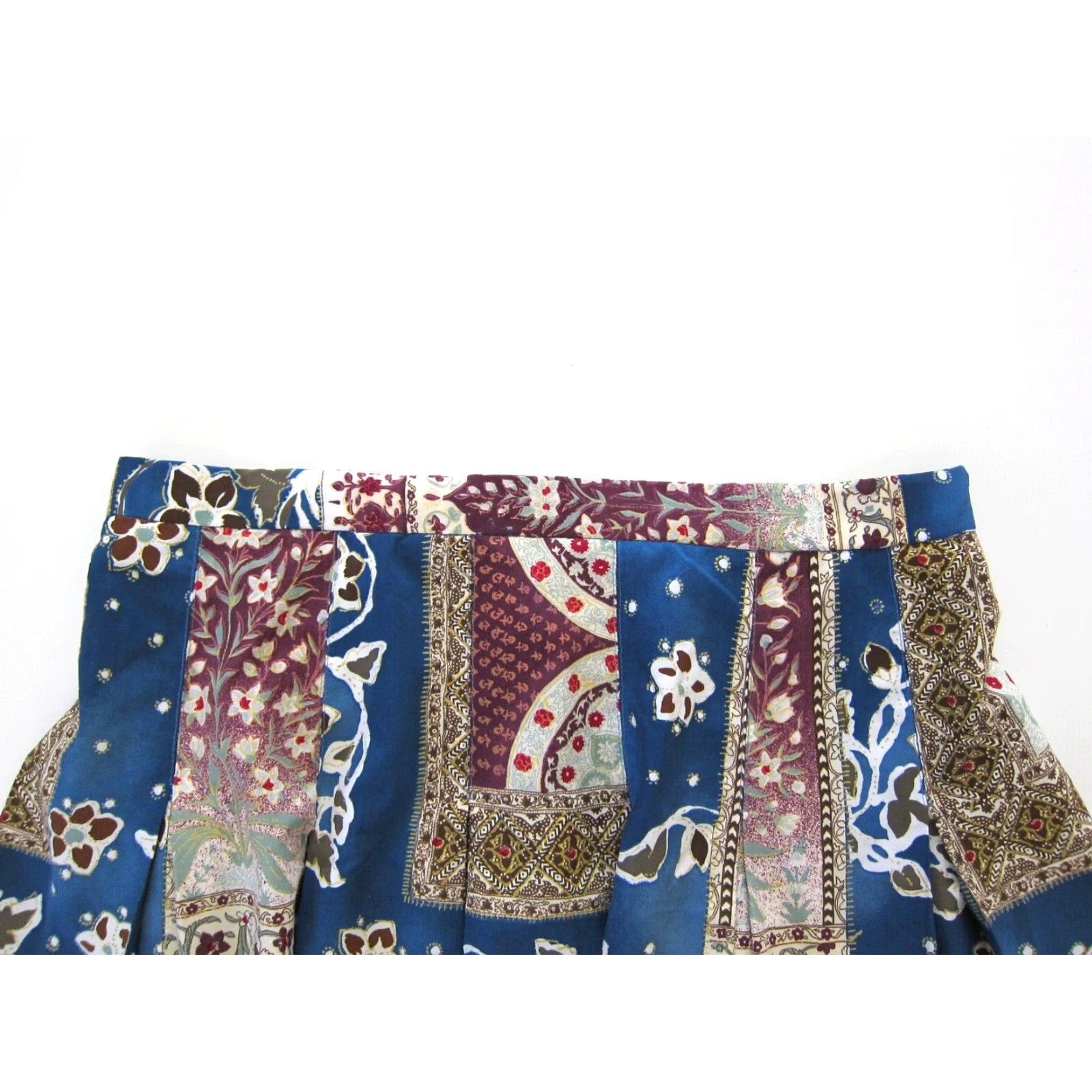 Pinko VINTAGE Lily's Of Beverly Hills Pink Blue Floral Short Mini Tennis Skirt Size 12 Size 28" / US 6 / IT 42 - 3 Thumbnail