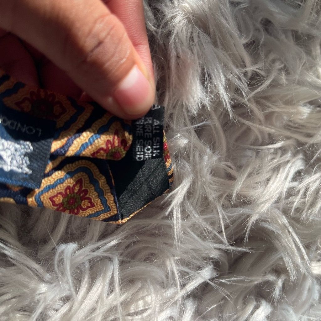 Burberry Burberry vintage Elegant Patterned Tie 100% silk Size ONE SIZE - 5 Thumbnail