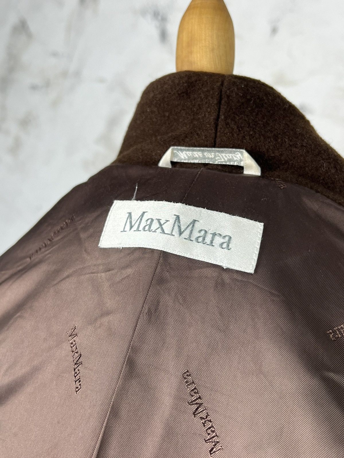 Max Mara Vintage Max Mara Wool Cashmere Coat Size S - M Size S / US 4 / IT 40 - 15 Thumbnail