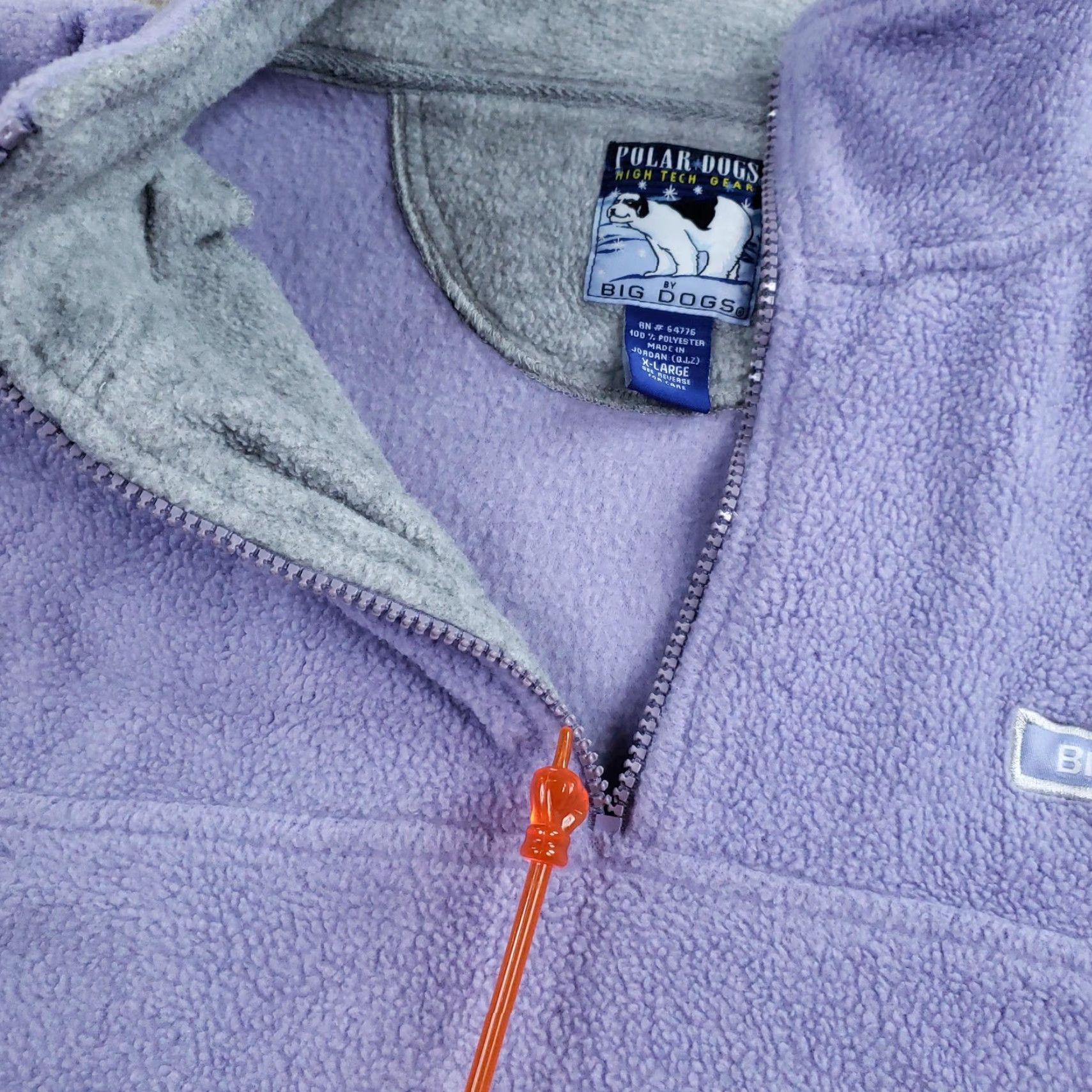 Big Dogs Big Dogs Polar Dogs Fleece Pullover Mens XL Purple Quarter Zip Jacket Z Size US XL / EU 56 / 4 - 7 Thumbnail