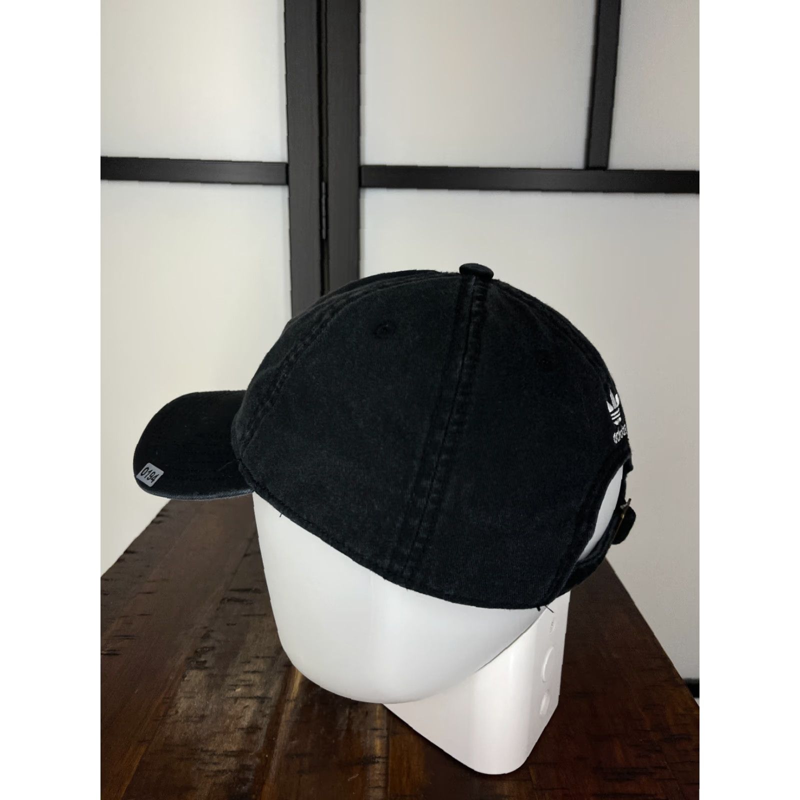 Adidas Adidas Hat One Size Black Cotton 3 Stripes Golf Mens Adjustable Size ONE SIZE - 5 Thumbnail