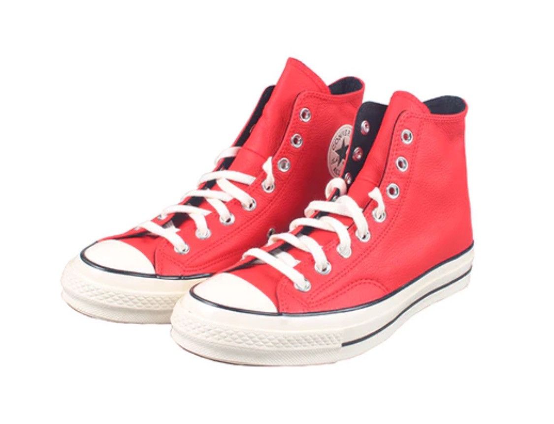 image of University Red Converse Hightop Shoes, Men's (Size 6.5)