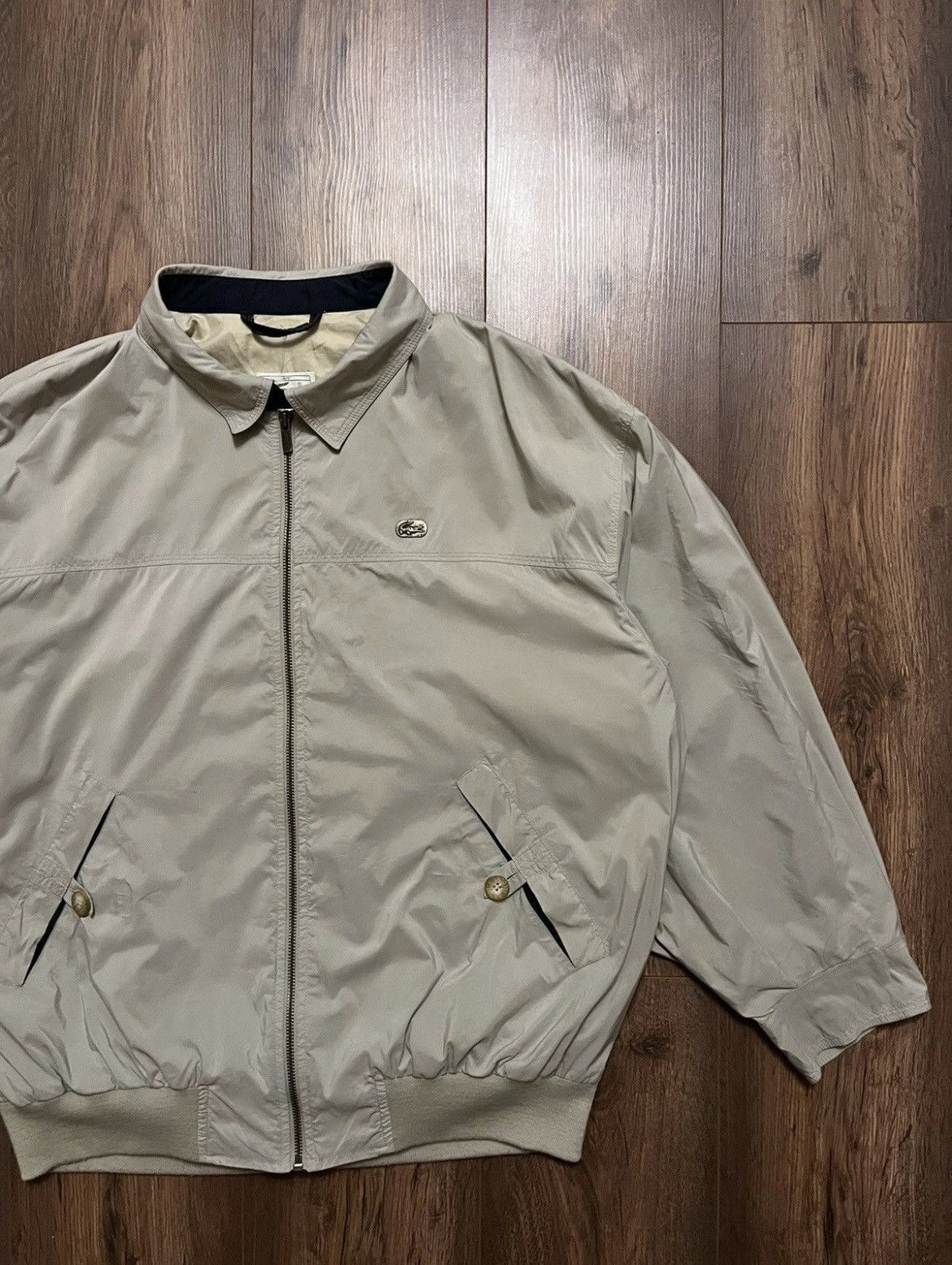 Lacoste Vintage 90’s Lacoste Bomber Jacket Size US L / EU 52-54 / 3 - 2 Thumbnail