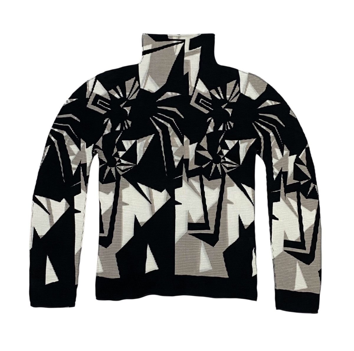 Issey Miyake Me Issey Miyake Pleated Geometiric Turtleneck Size M / US 6-8 / IT 42-44 - 6 Thumbnail