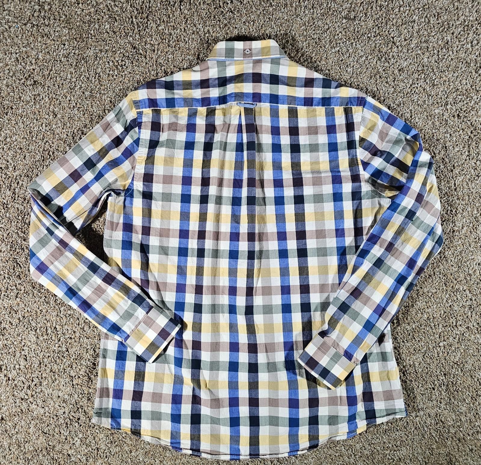 Other Sabri Özel Large Button Up Windowpane LS Shirt Size US L / EU 52-54 / 3 - 7 Thumbnail