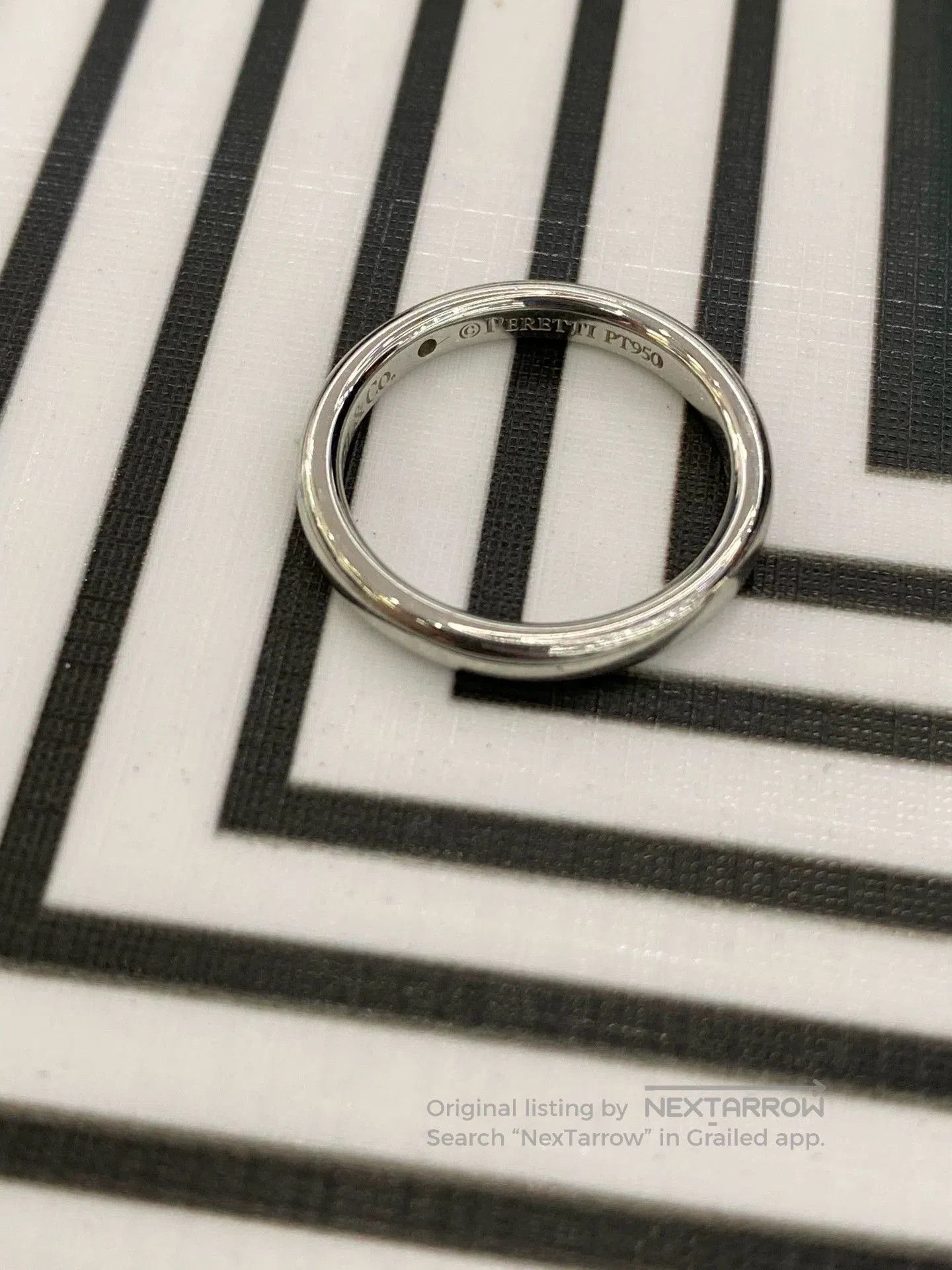 Tiffany & Co. Tiffany PT950 Ring Size 50. Size ONE SIZE - 4 Thumbnail