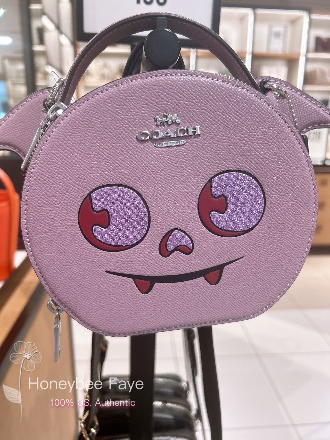 Coach Canteen Crossbody Bag With Halloween Bat CW469 Size ONE SIZE - 1 Thumbnail