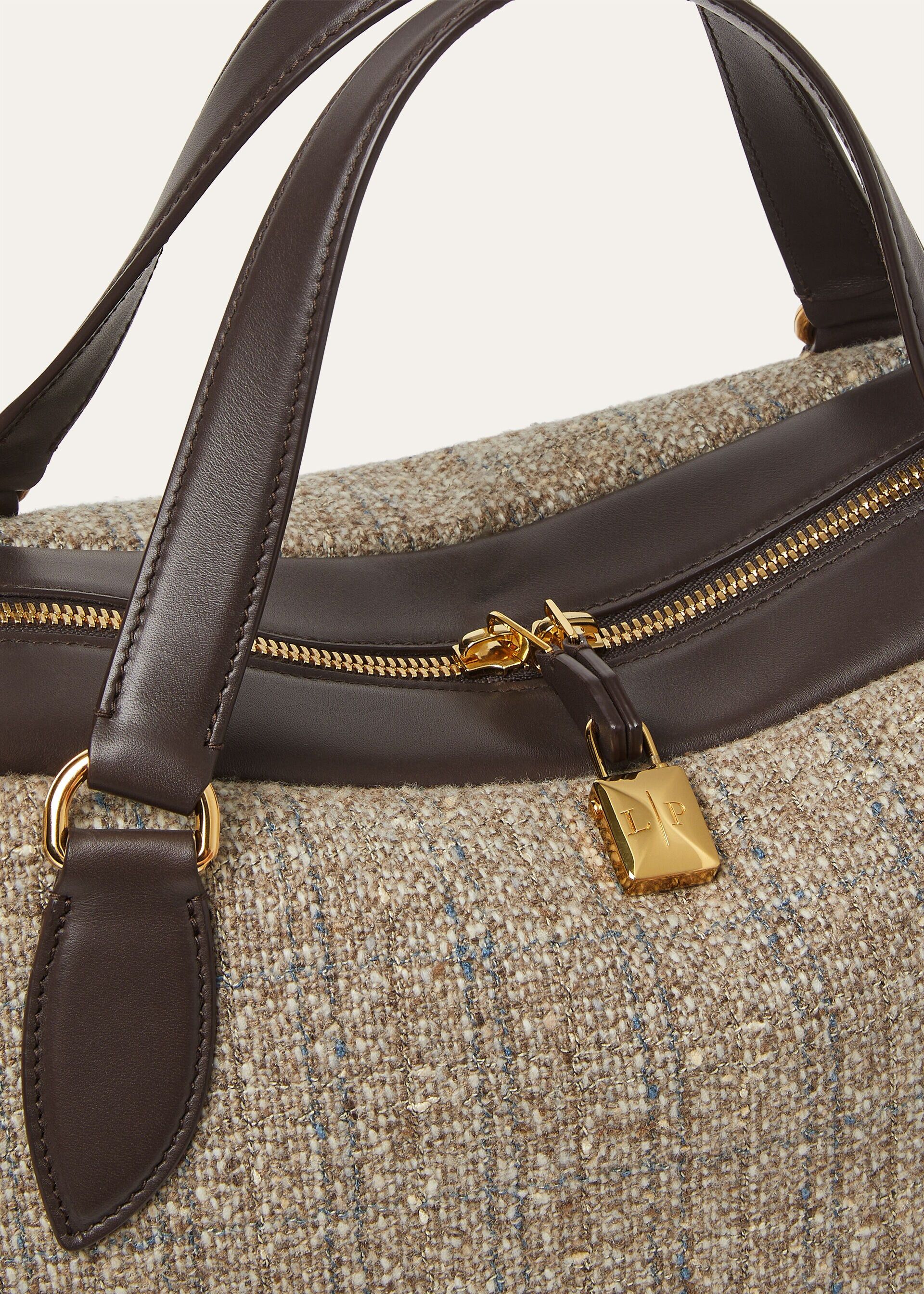 Loro Piana os11x0426 FAR0729 Size: OS / Medium Needle Bag Brown White Size ONE SIZE - 9 Thumbnail