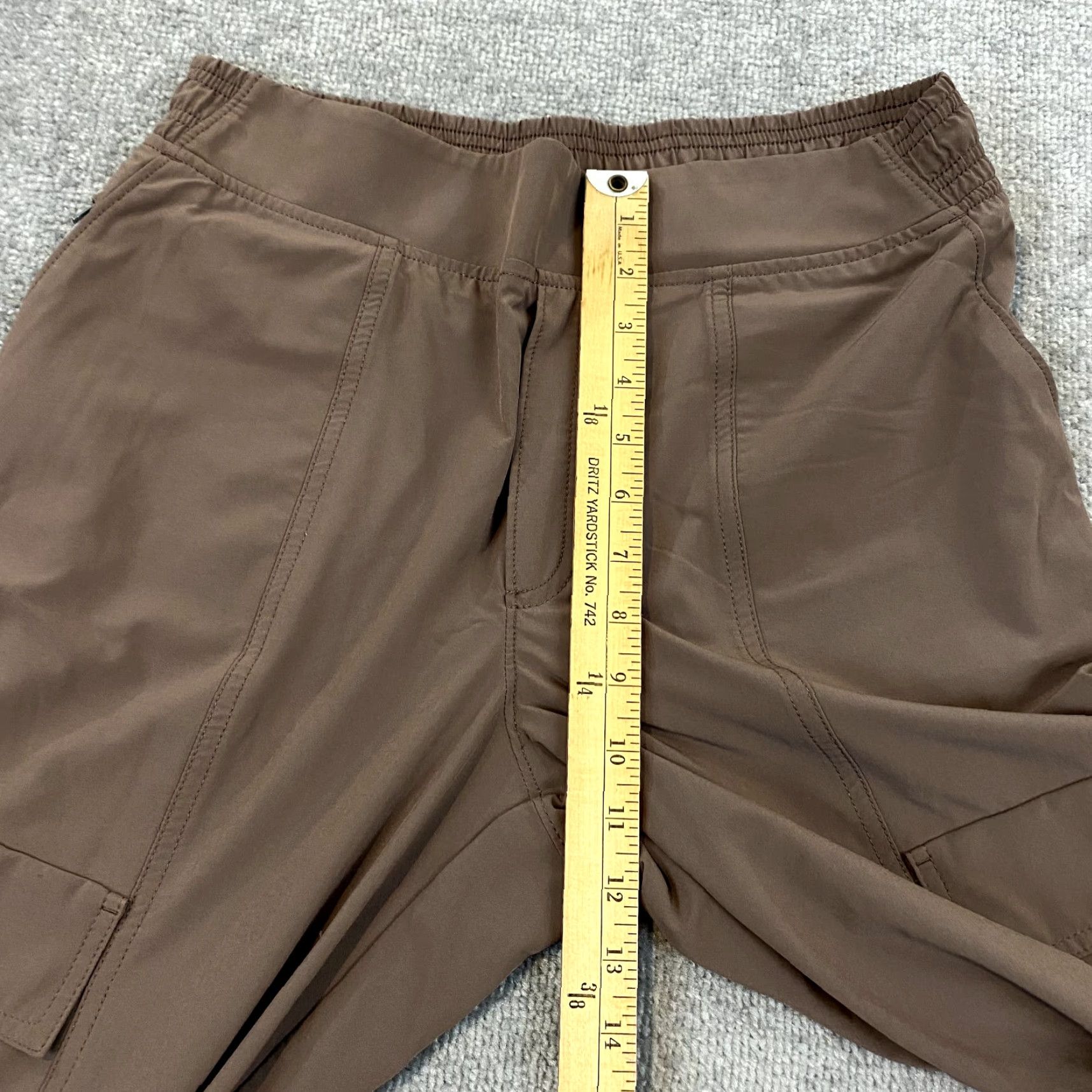 Athleta Athleta Pants 6 Chelsea Utility Jogger Mineral Brown Cargo Gym Train Run Womens Size 28" / US 6 / IT 42 - 6 Thumbnail