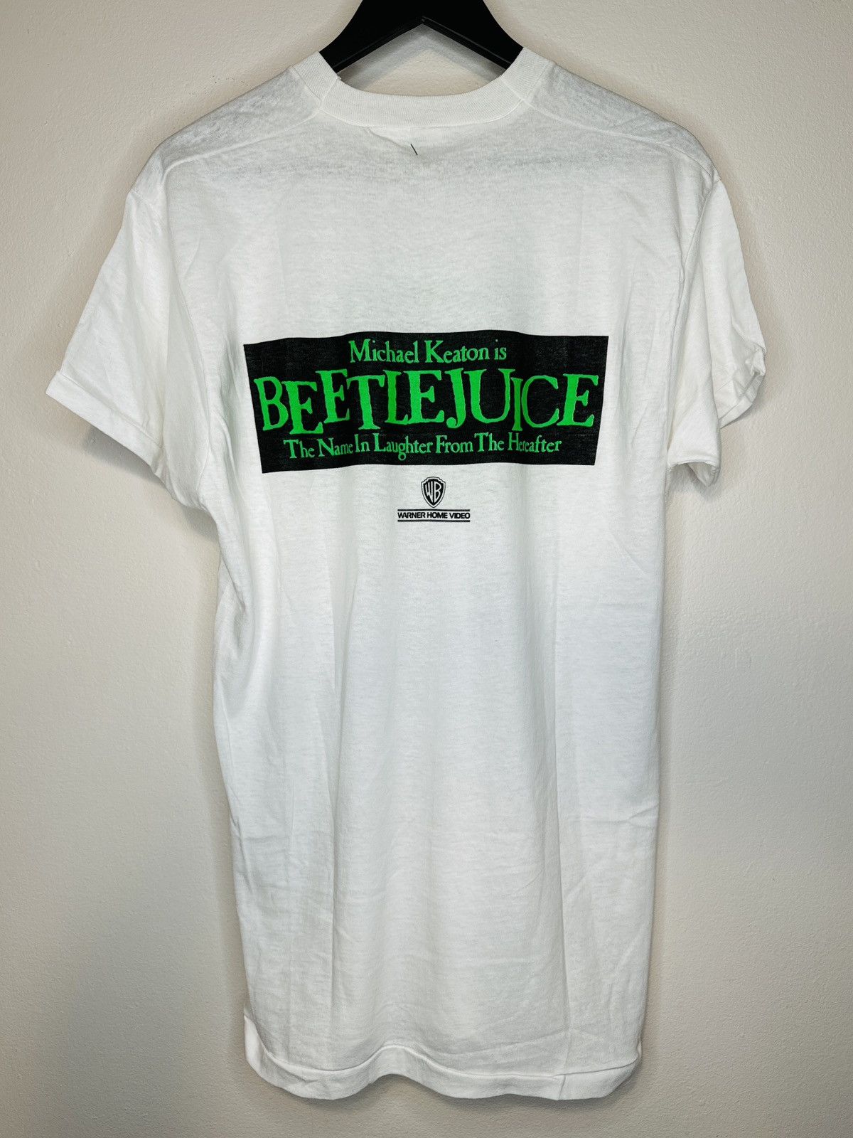 Vintage Vintage 1988 Beetlejuice Cast & Crew Movie Promo Tee Boo Who Size US XL / EU 56 / 4 - 6 Thumbnail