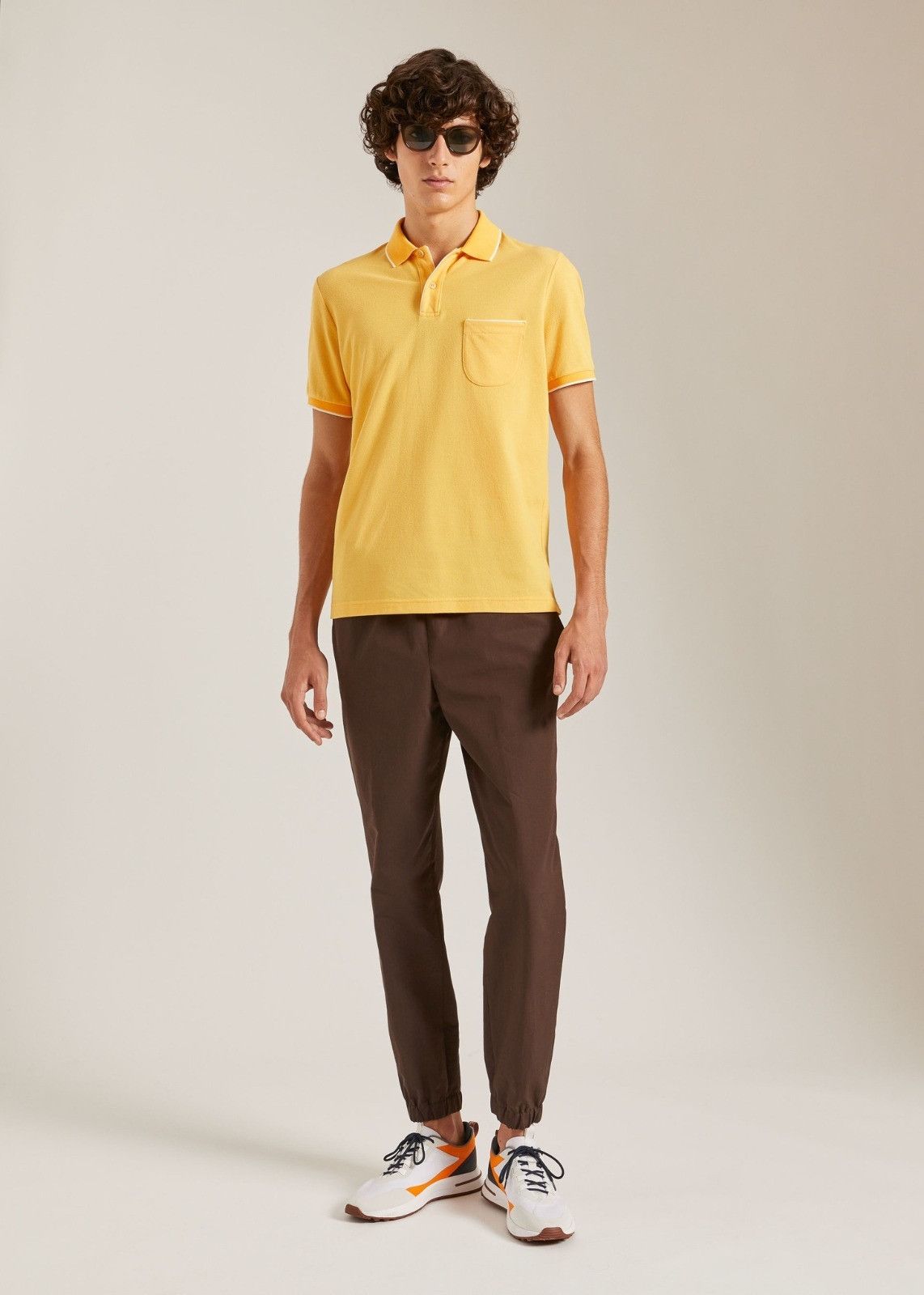 Loro Piana o1srvl11e0924 Regatta Polo Shirt in Yellow Size US L / EU 52-54 / 3 - 3 Thumbnail