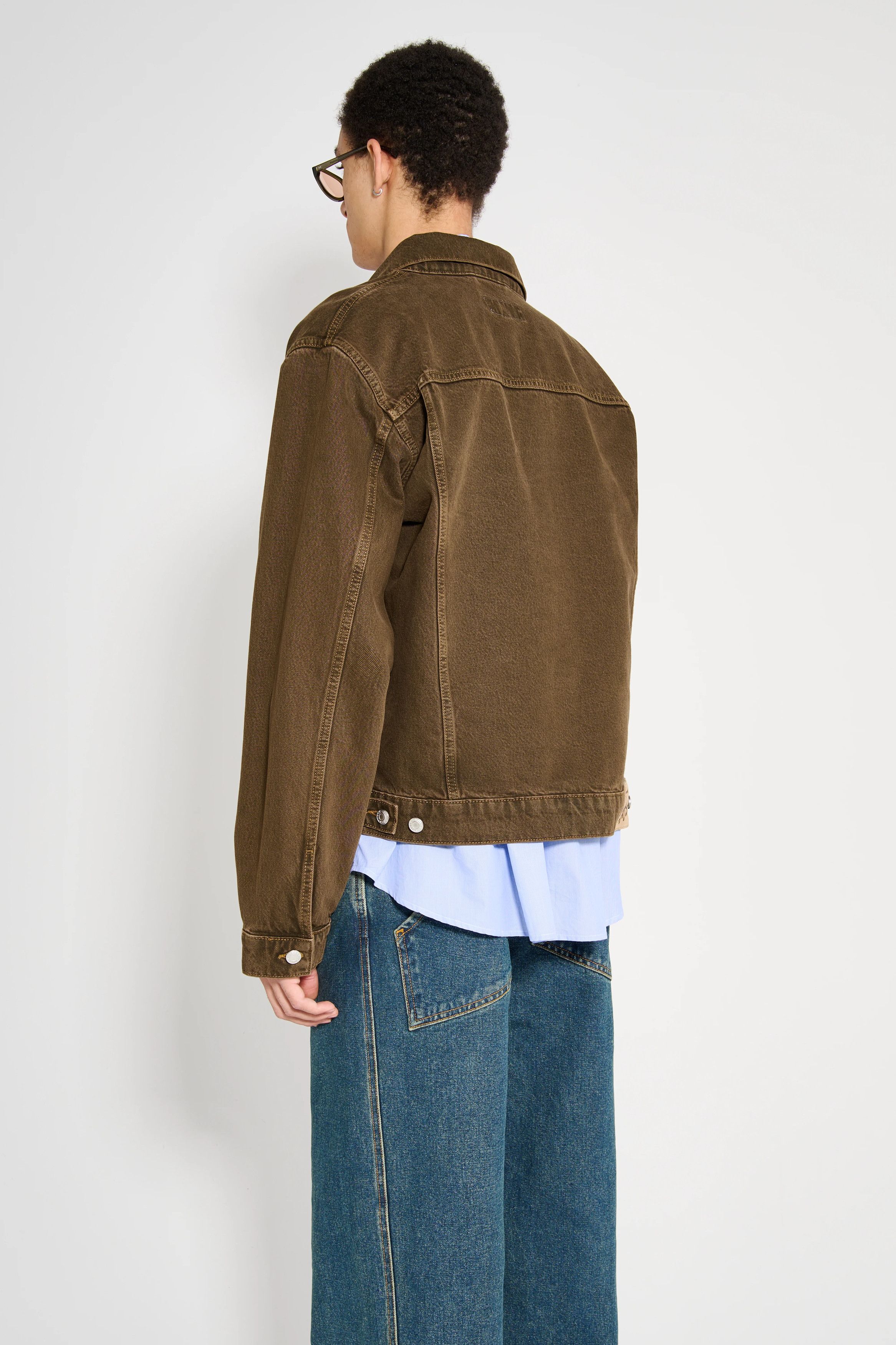 Stussy Trucker Denim Jacket in Mushroom Size US L / EU 52-54 / 3 - 6 Thumbnail