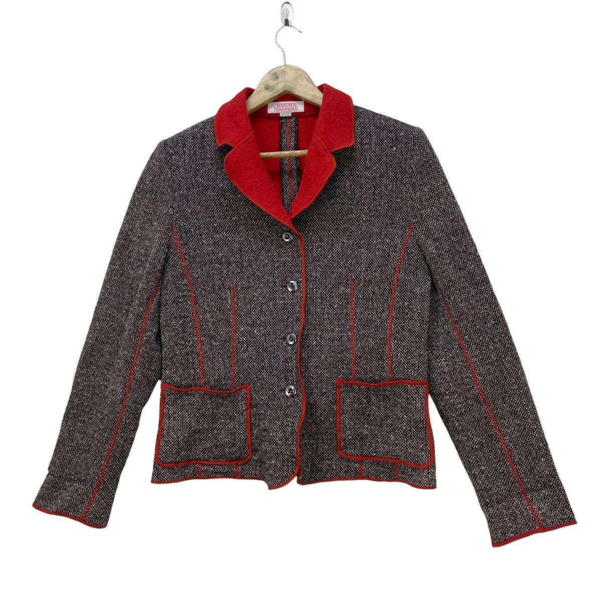 Designer × Japanese Brand × KEITAMARUYAMA Kazuko Marimura Japan Cropped Jacket Size M / US 6-8 / IT 42-44 - 3 Thumbnail