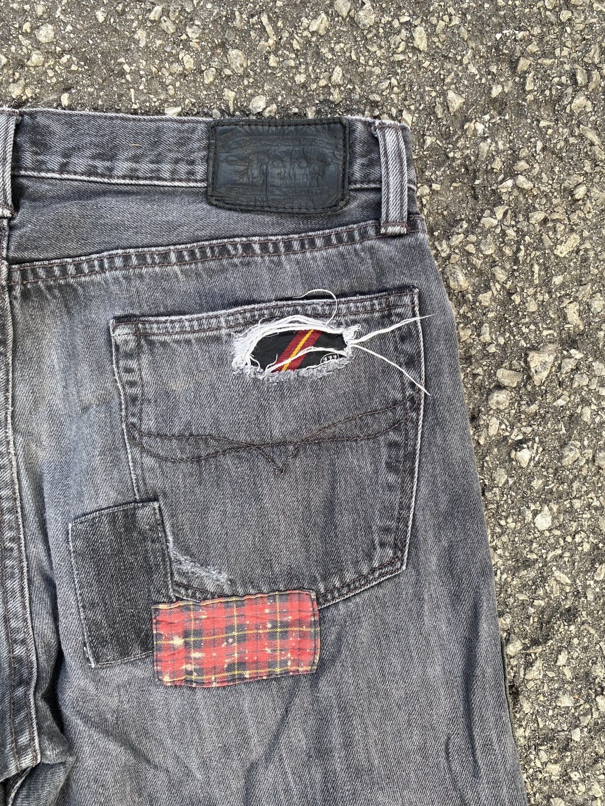 Polo Ralph Lauren *RARE* Polo Ralph Lauren Patchwork Varick Denim Jeans Size US 32 / EU 48 - 14 Thumbnail