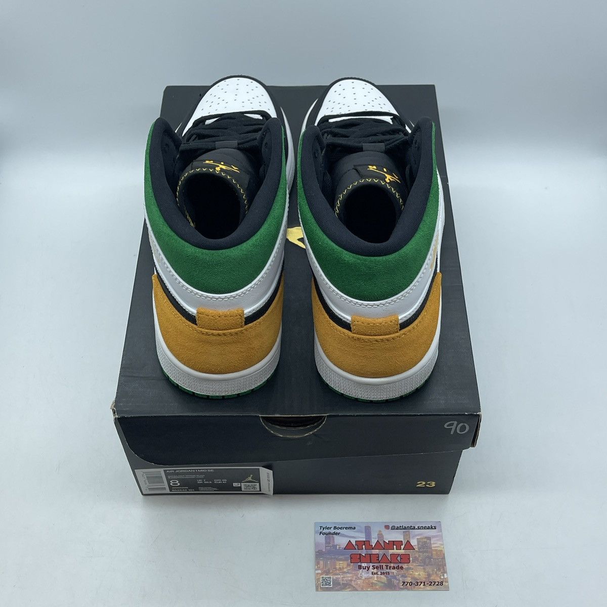 Nike Air Jordan 1 mid SE Oakland Size US 8 / EU 41 - 6 Thumbnail