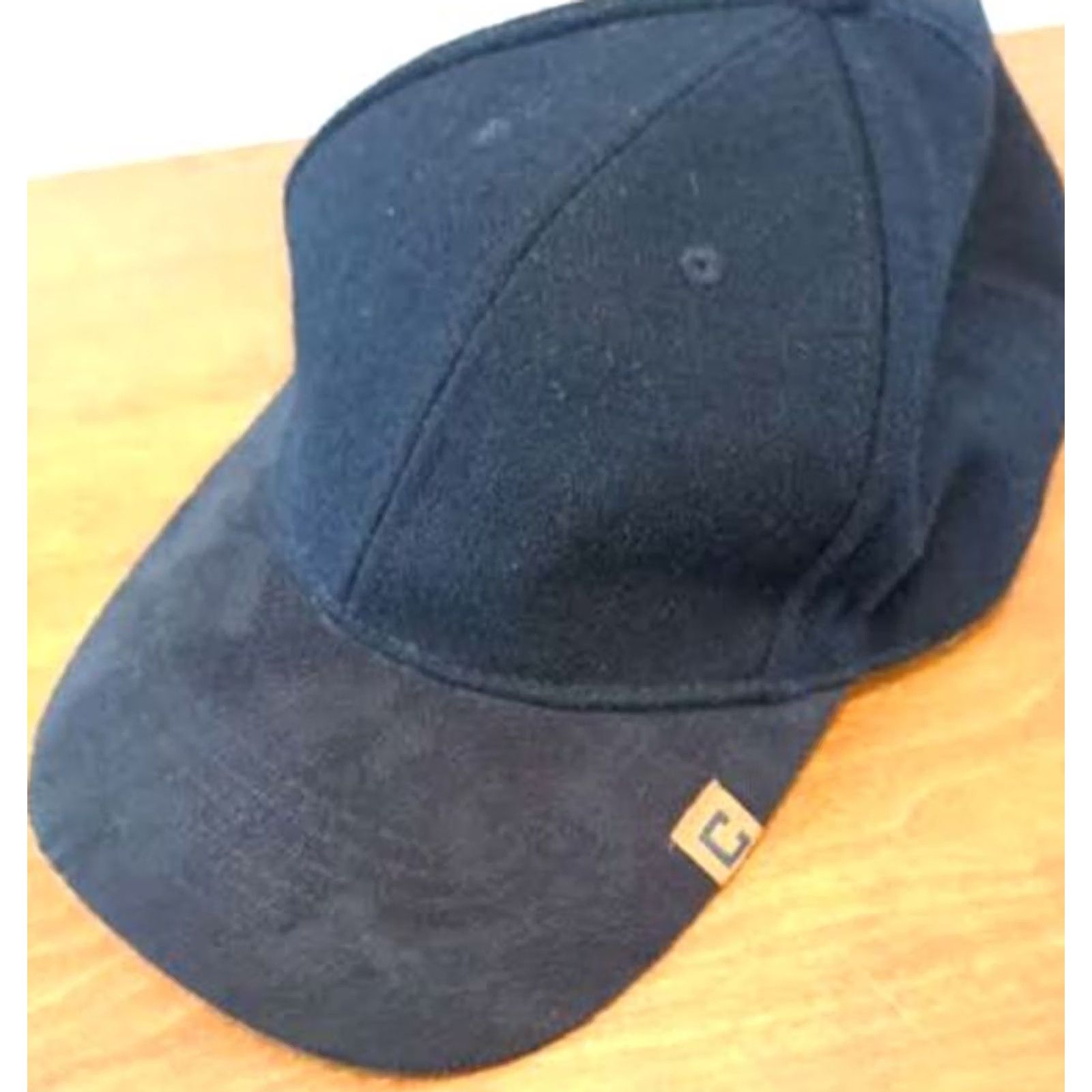 Chaps Vintage Chaps Baseball Hat - Black Wool 55% - Adjustable Strap - Rare Size ONE SIZE - 2 Thumbnail