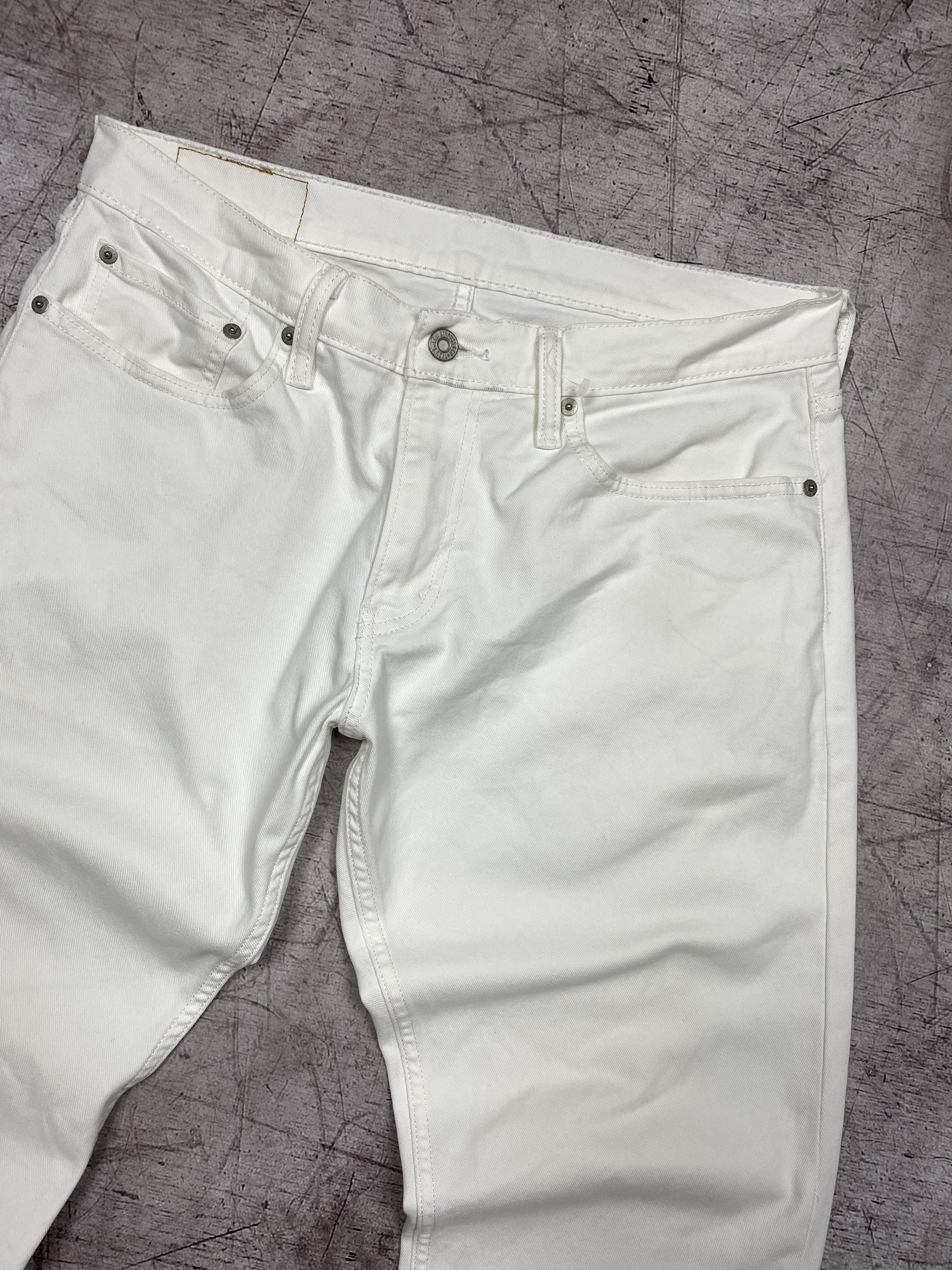 Levi's × Levi's Vintage Clothing Levis 514 Vintage White Denim Pants Jeans Size US 32 / EU 48 - 7 Thumbnail