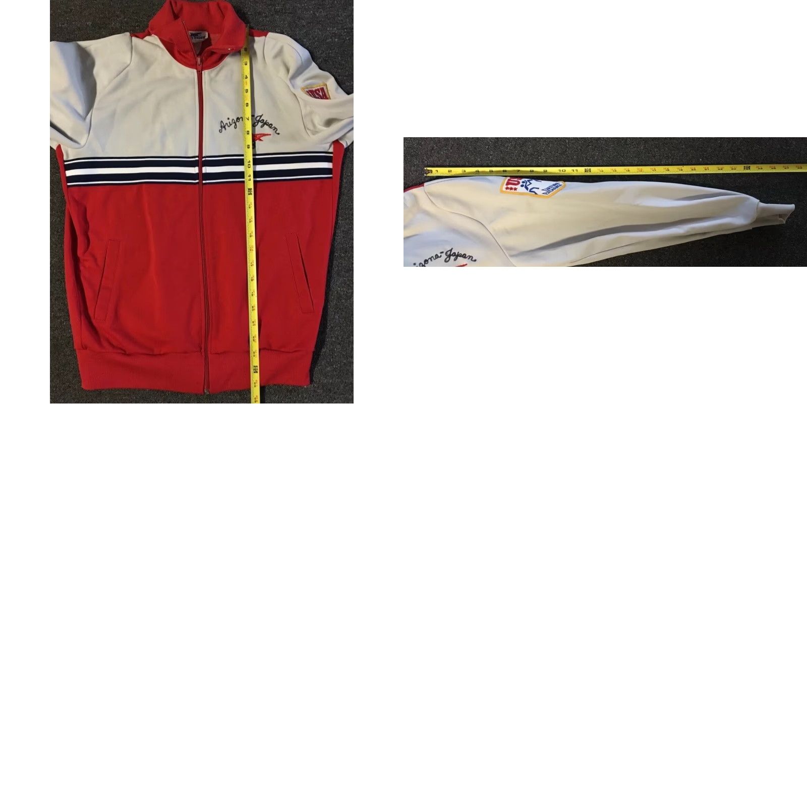Asics VINTAGE ASICS Tiger Arizona Japan AAU Team USA Track Jacket S Mens Gray Size US S / EU 44-46 / 1 - 8 Thumbnail