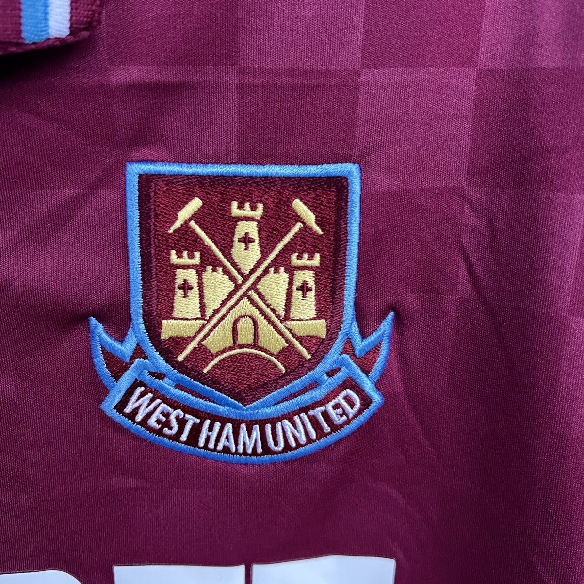 Umbro West Ham United Football Shirt 2009 2010 soccer t shirt Size US XL / EU 56 / 4 - 2 Thumbnail