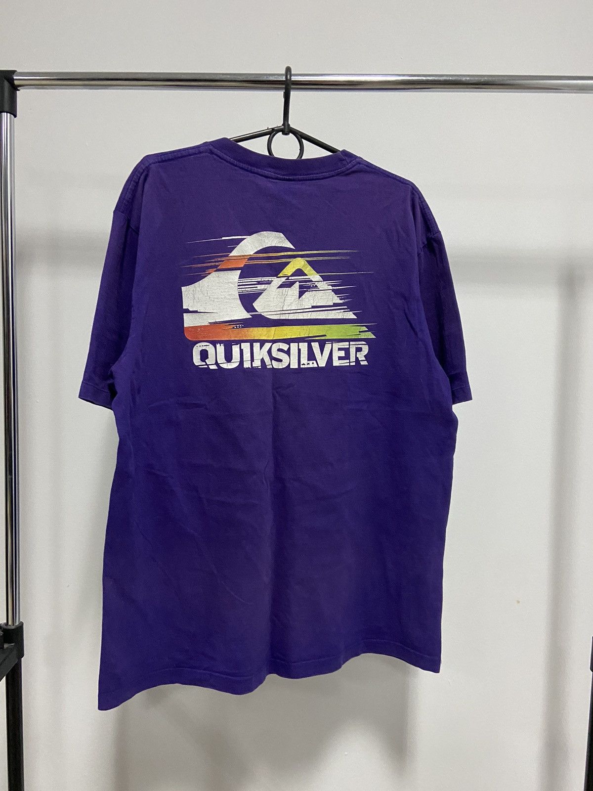 Quiksilver × Vintage Quiksilver big logo t shirt vintage skate Size US XL / EU 56 / 4 - 1 Thumbnail