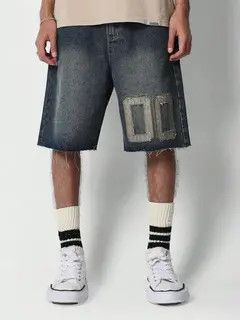 Jean Hitomi x Miura Denim Jeans distressed Shorts Jorts Size US 34 / EU 50 - 1 Thumbnail